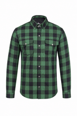 Armored Motorcycle Flannel Shirt