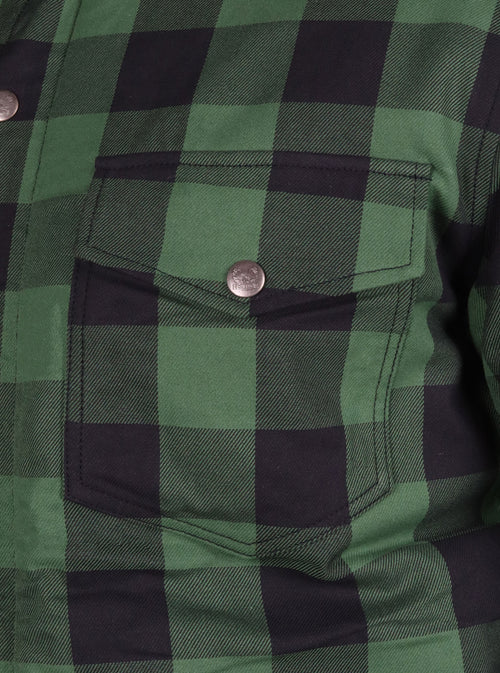 Reinforced Chest Pocket with Secure Snap Button
