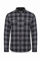 Armored Motorcycle Flannel Shirt