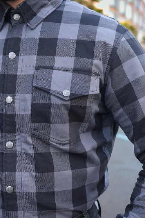 Reinforced Chest Pocket with Secure Snap Button
