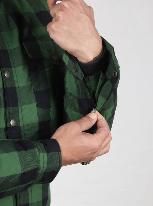 Zippered Expansion Cuffs with Snap Closures