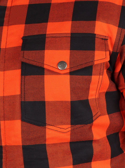 Reinforced Chest Pocket with Secure Snap Button