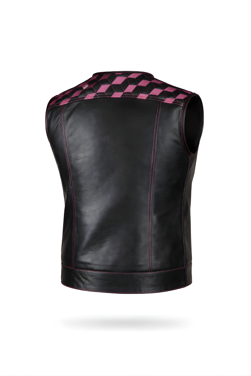 Men's Motorbike Vest Pink - OZ MOTOGEAR