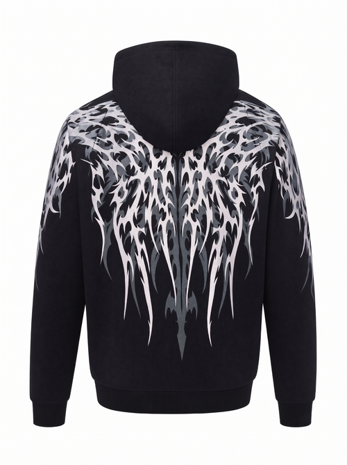 Reflective Hoodie Back