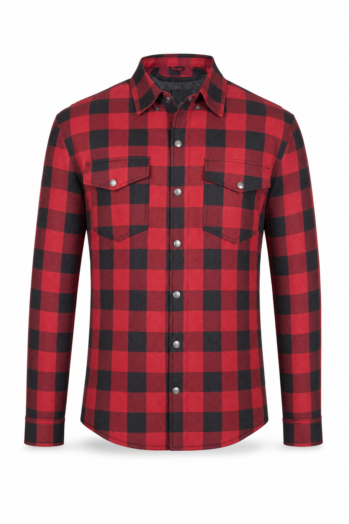 Armored Motorcycle Flannel Shirt