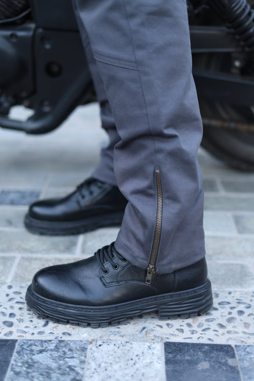 Functional Ankle Zipper Detail