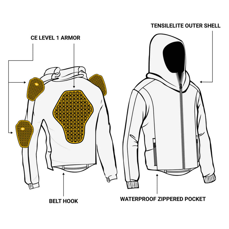 Denim Protective Jacket | Protective Jacket for Men