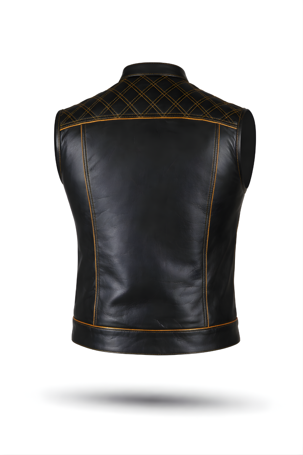 Leather Motorcycle Vest