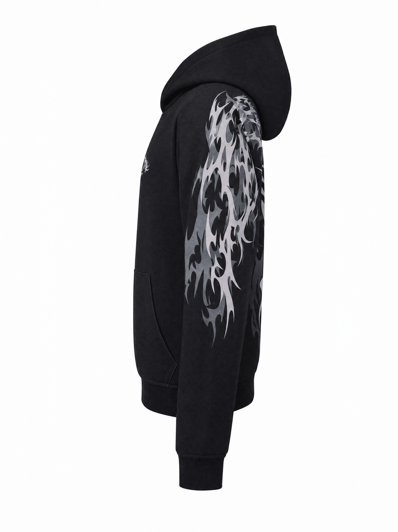 Ashborne Motorcycle Reflective Hoodie BUNDLE - CE AA Certified Black - Oz Motogear