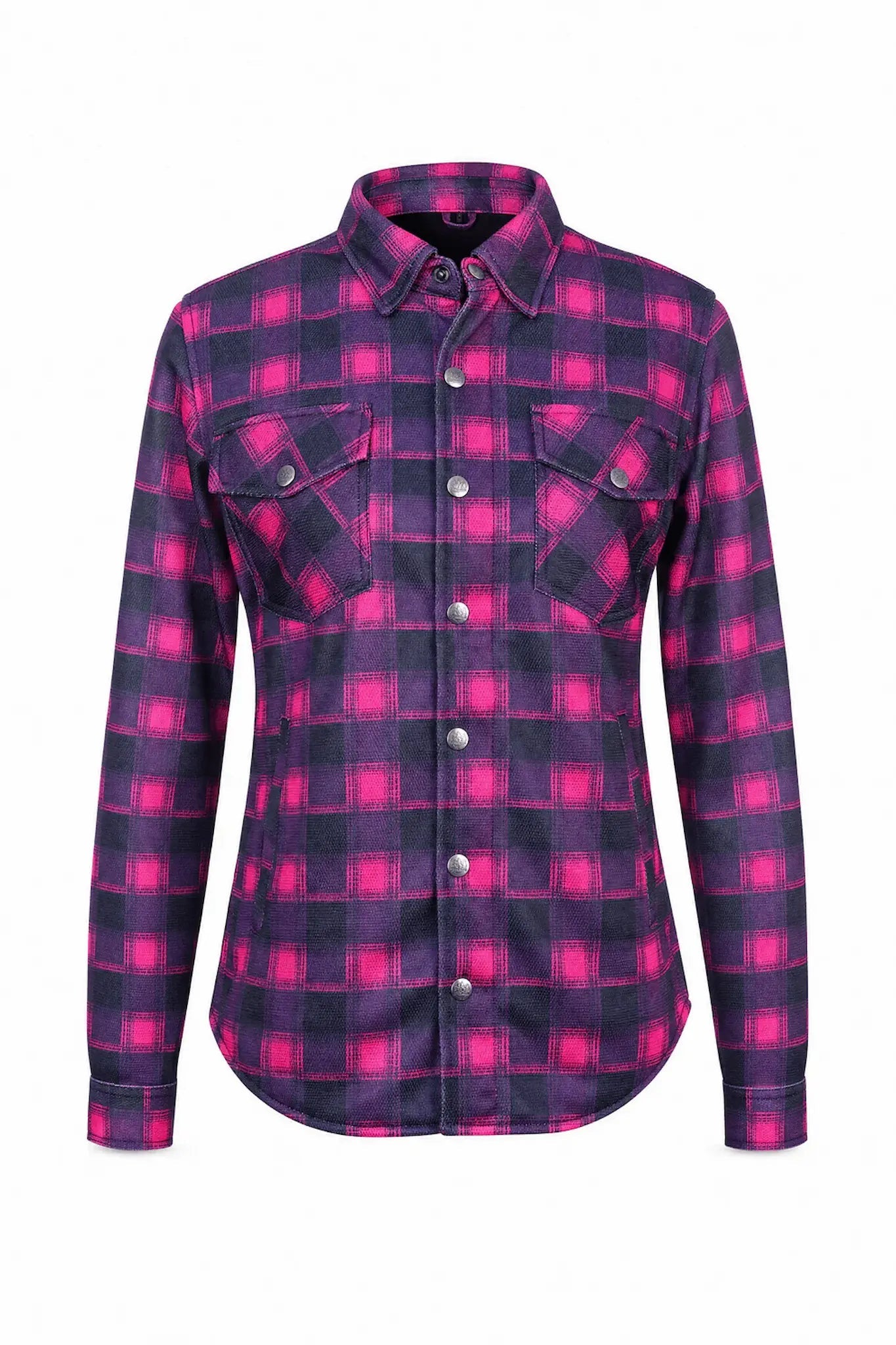 Drifter Mesh Shirt Pink Plaid - Level 2 Protected - OZ MOTOGEAR - OZ MOTOGEAR