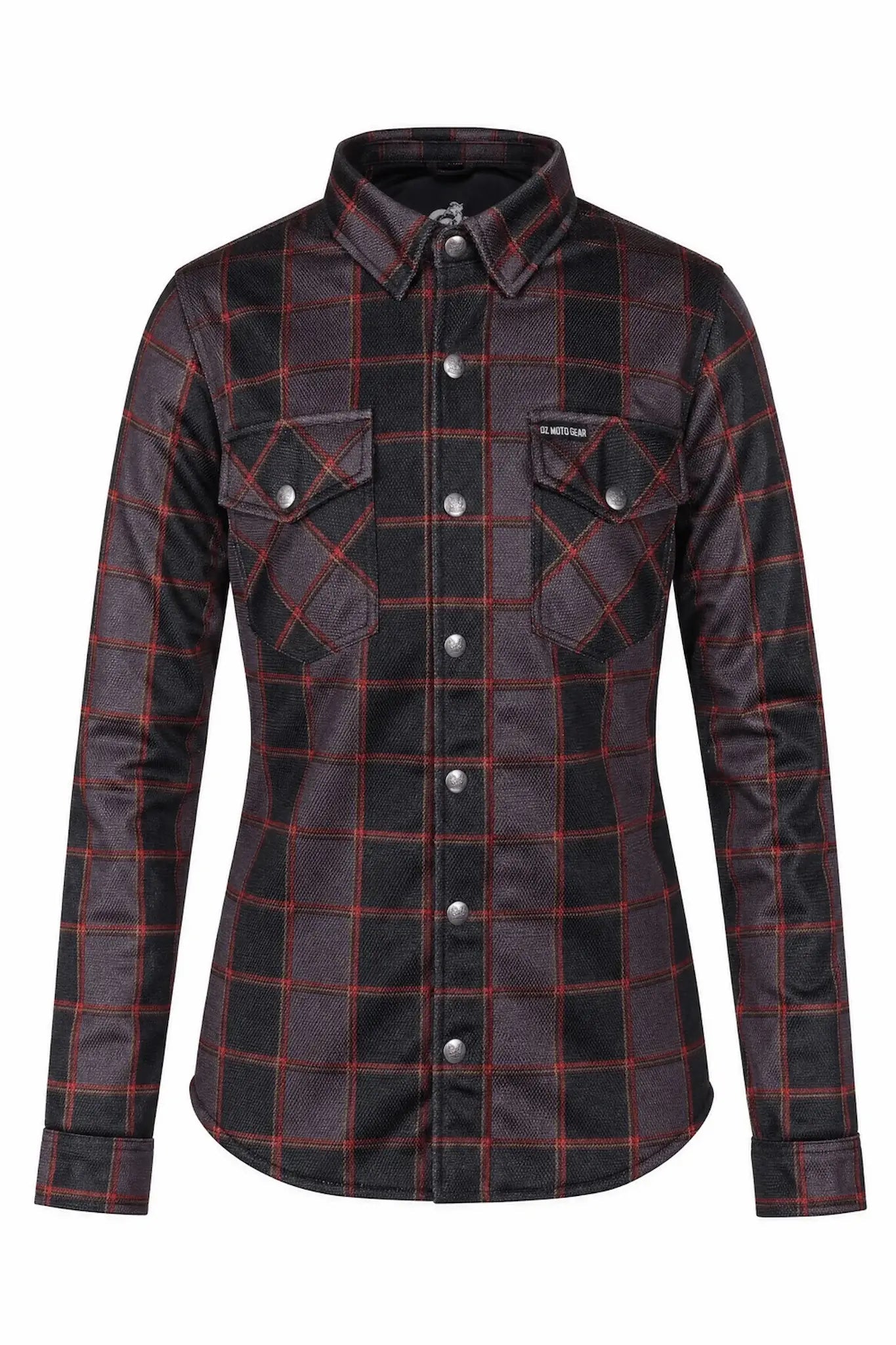 Drifter Mesh Shirt Red Plaid - Level 2 Protected - OZ MOTOGEAR - OZ MOTOGEAR