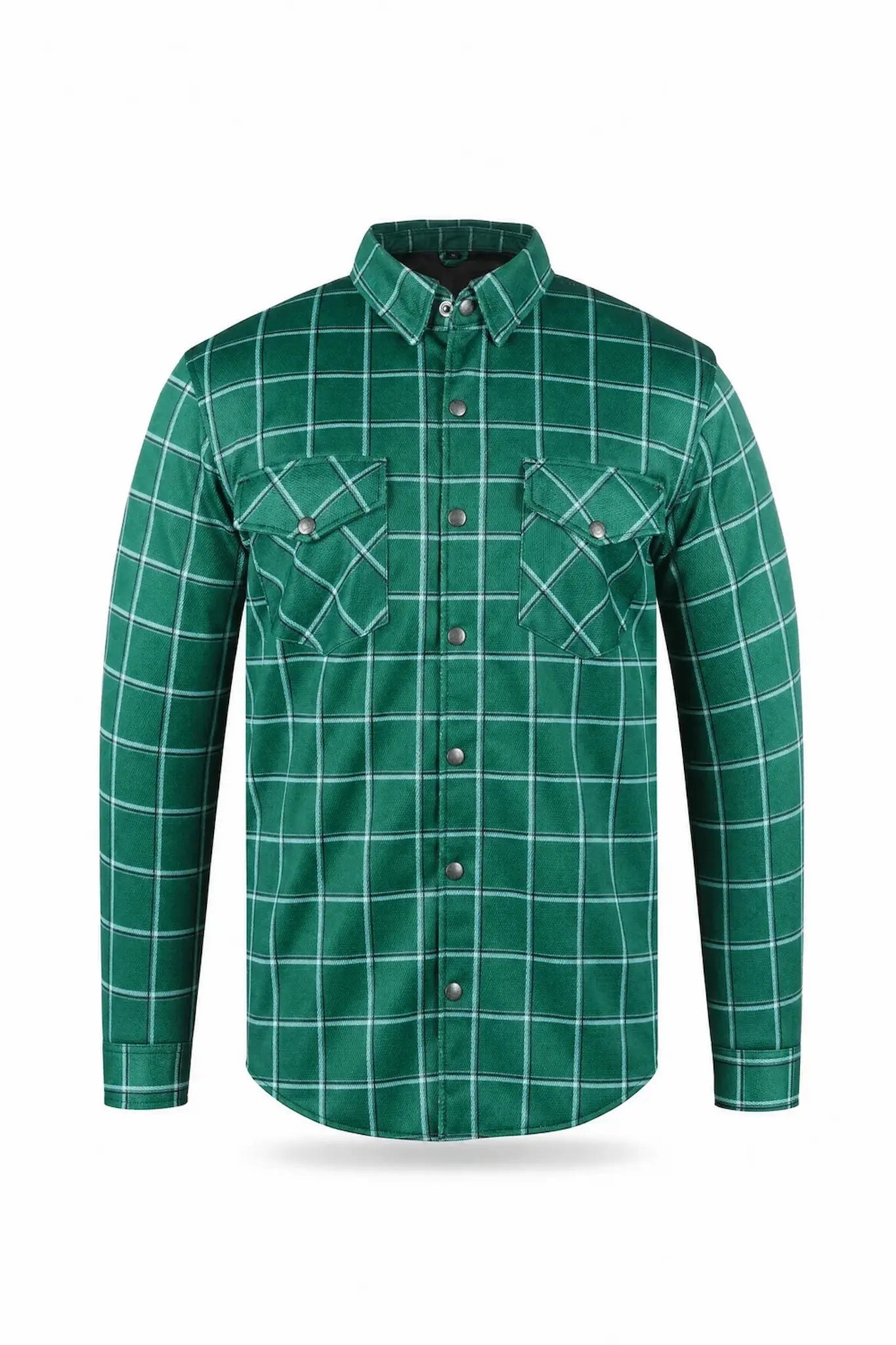 Drifter Mesh Shirt — Sage Check - Level 2 Protected - OZ MOTOGEAR - OZ MOTOGEAR
