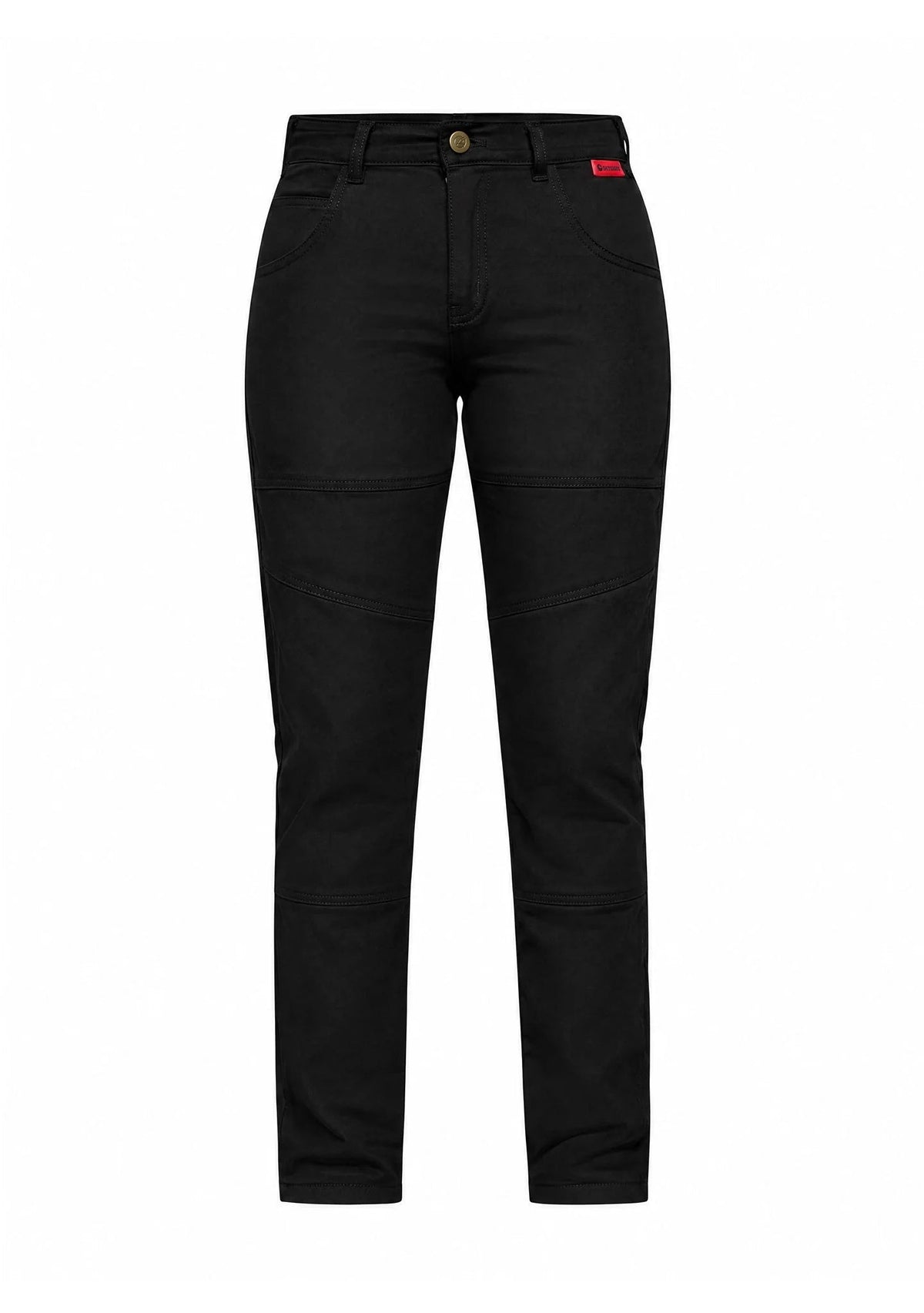 Dunehaul Ladies Cargo Pant Twill Black- CE AA - Tapered Fit - OZ MOTOGEAR - OZ MOTOGEAR