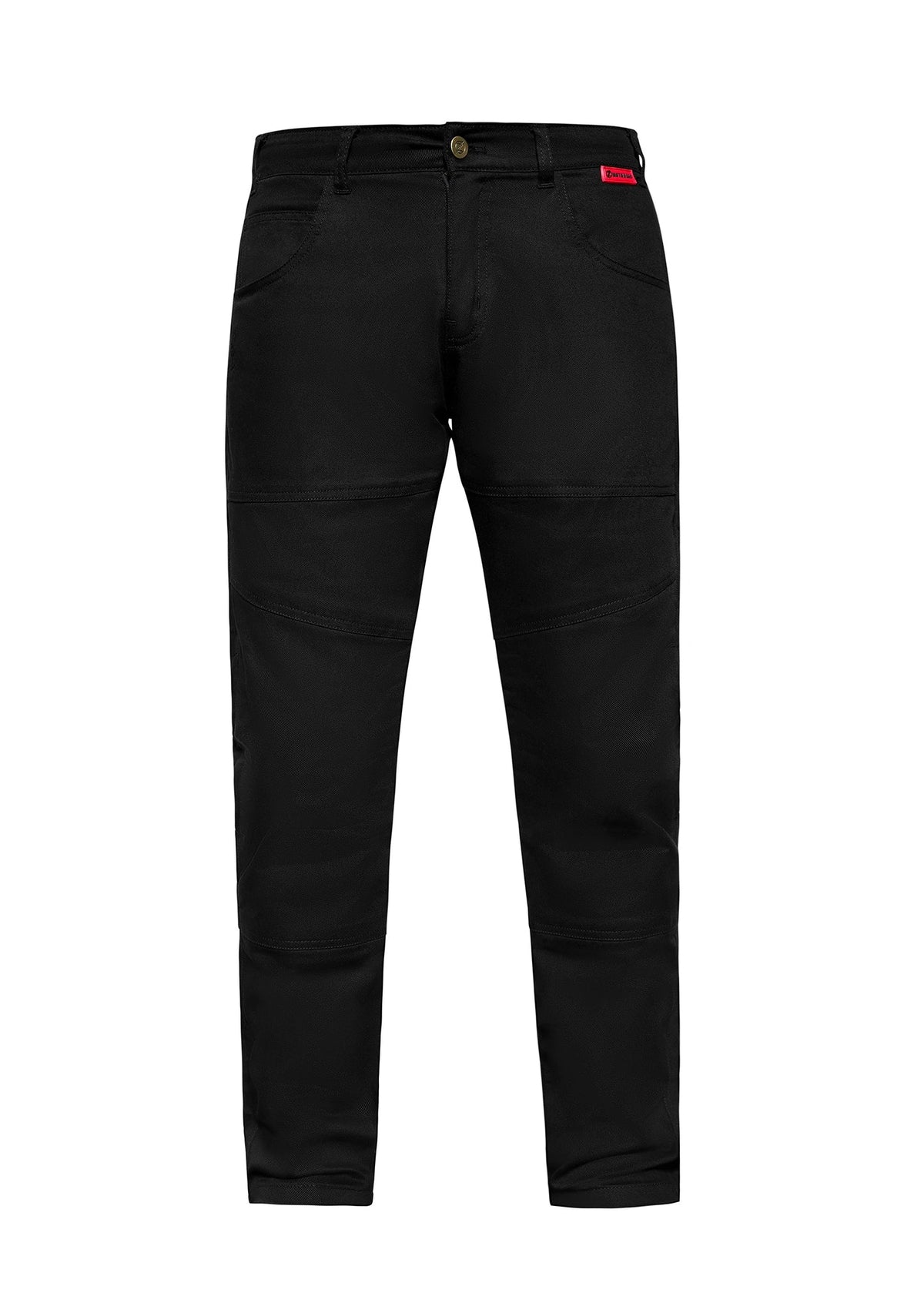 Dunehaul Men’s Cargo Pant Twill Black - CE AA Rated - OZ MOTOGEAR - OZ MOTOGEAR