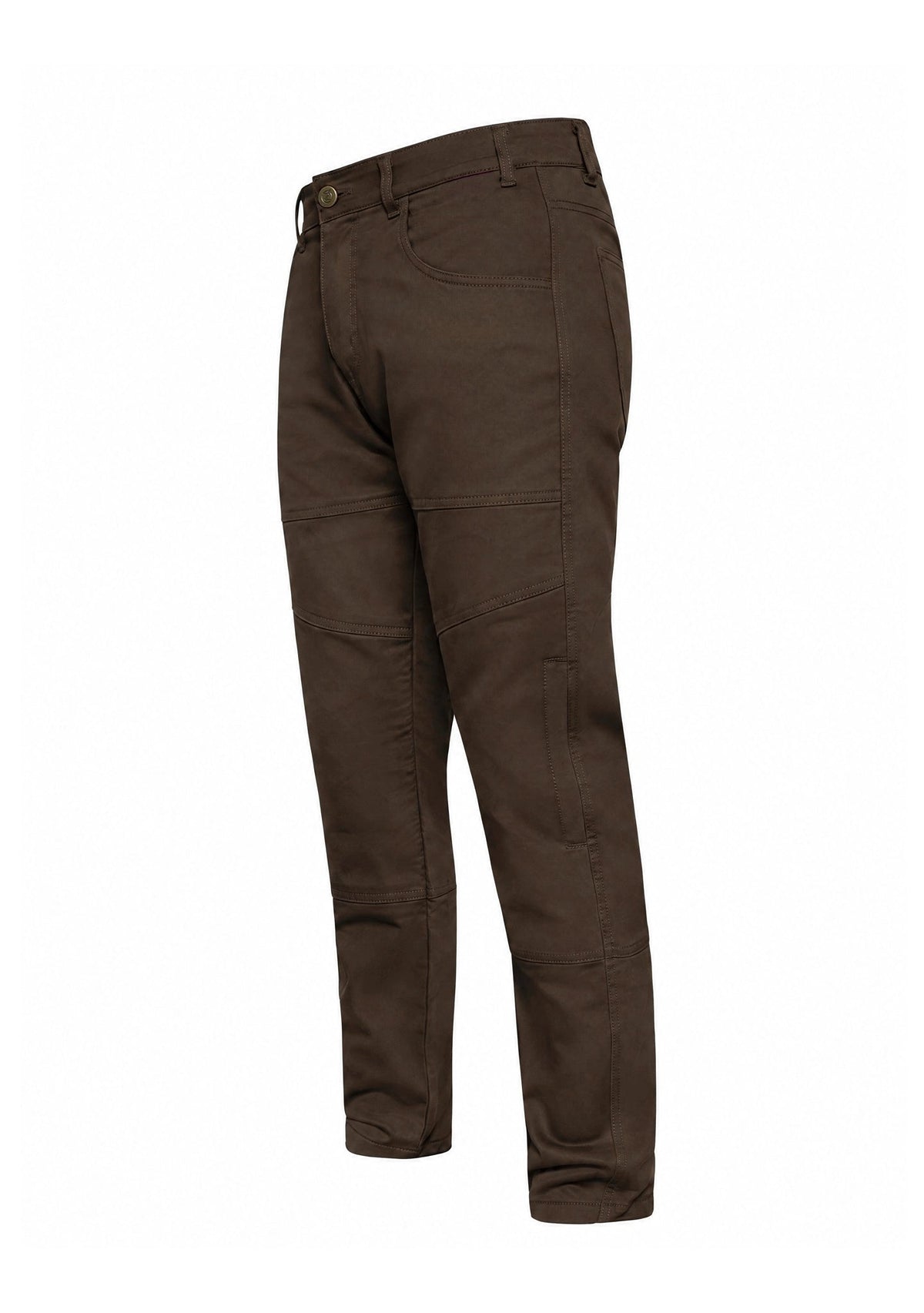 Dunehaul Men’s Cargo Pant Twill Khaki Brown - CE AA Rated - OZ MOTOGEAR - OZ MOTOGEAR