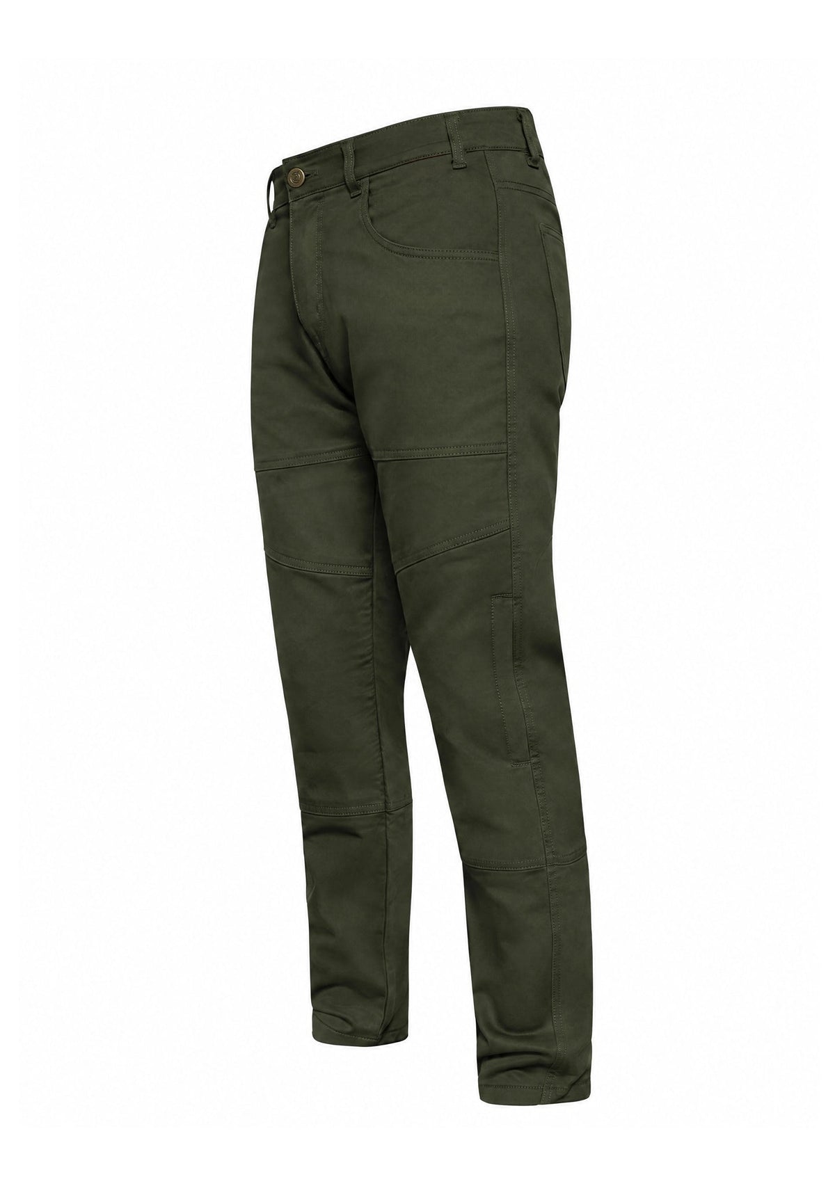 Dunehaul Men’s Cargo Pant Twill Olive Green - CE AA Rated - OZ MOTOGEAR - OZ MOTOGEAR
