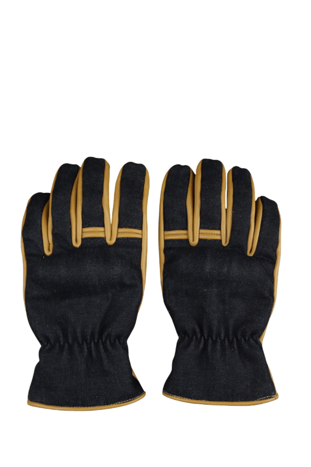 Gloves Denim Black & Golden - OZ MOTOGEAR - Oz Motogear