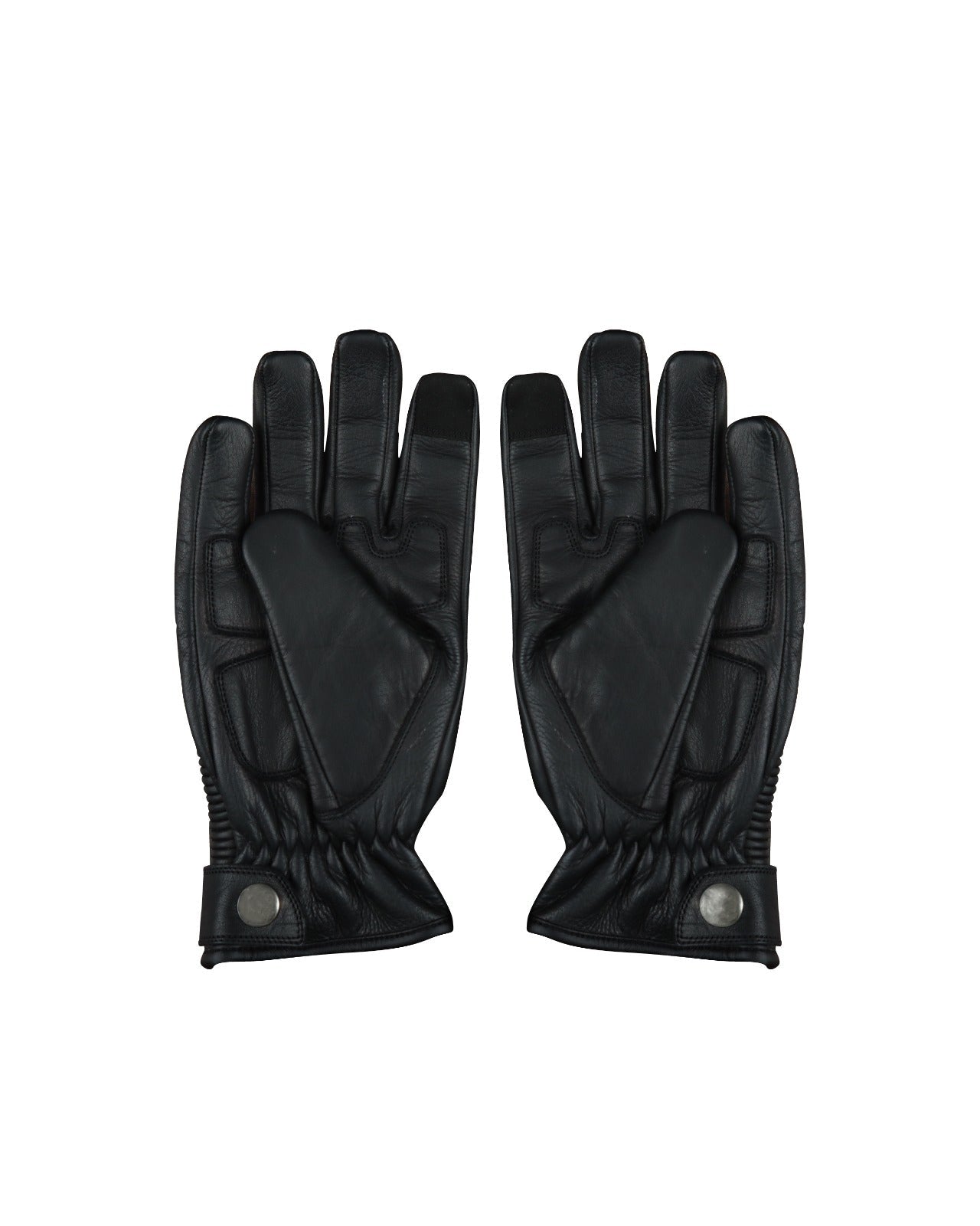 Gloves Leather Black - OZ MOTOGEAR - Oz Motogear