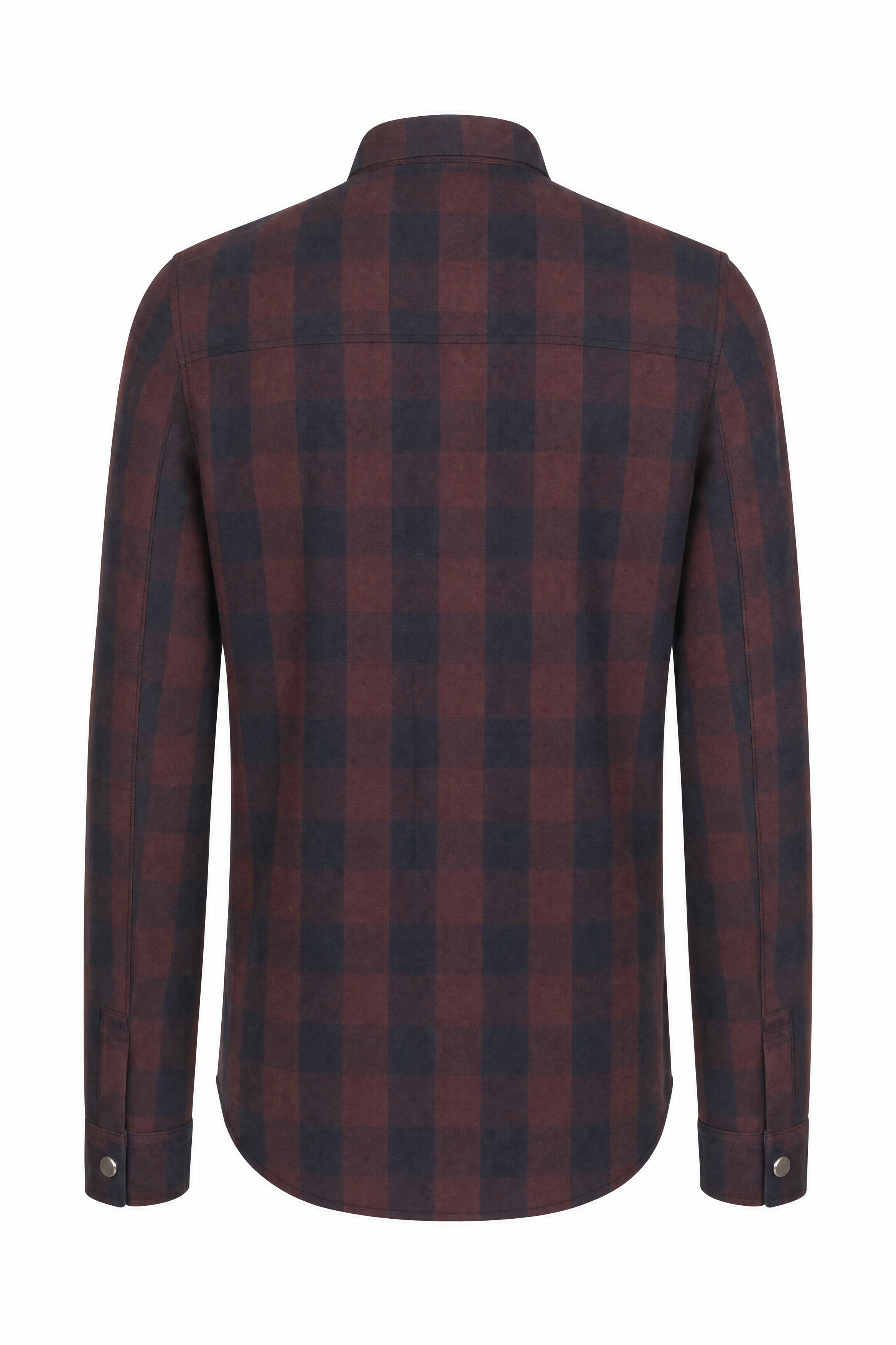 Men's Motorcycle Flannel Shirt CE AA Certified Dark Brown - OZ MOTOGEAR