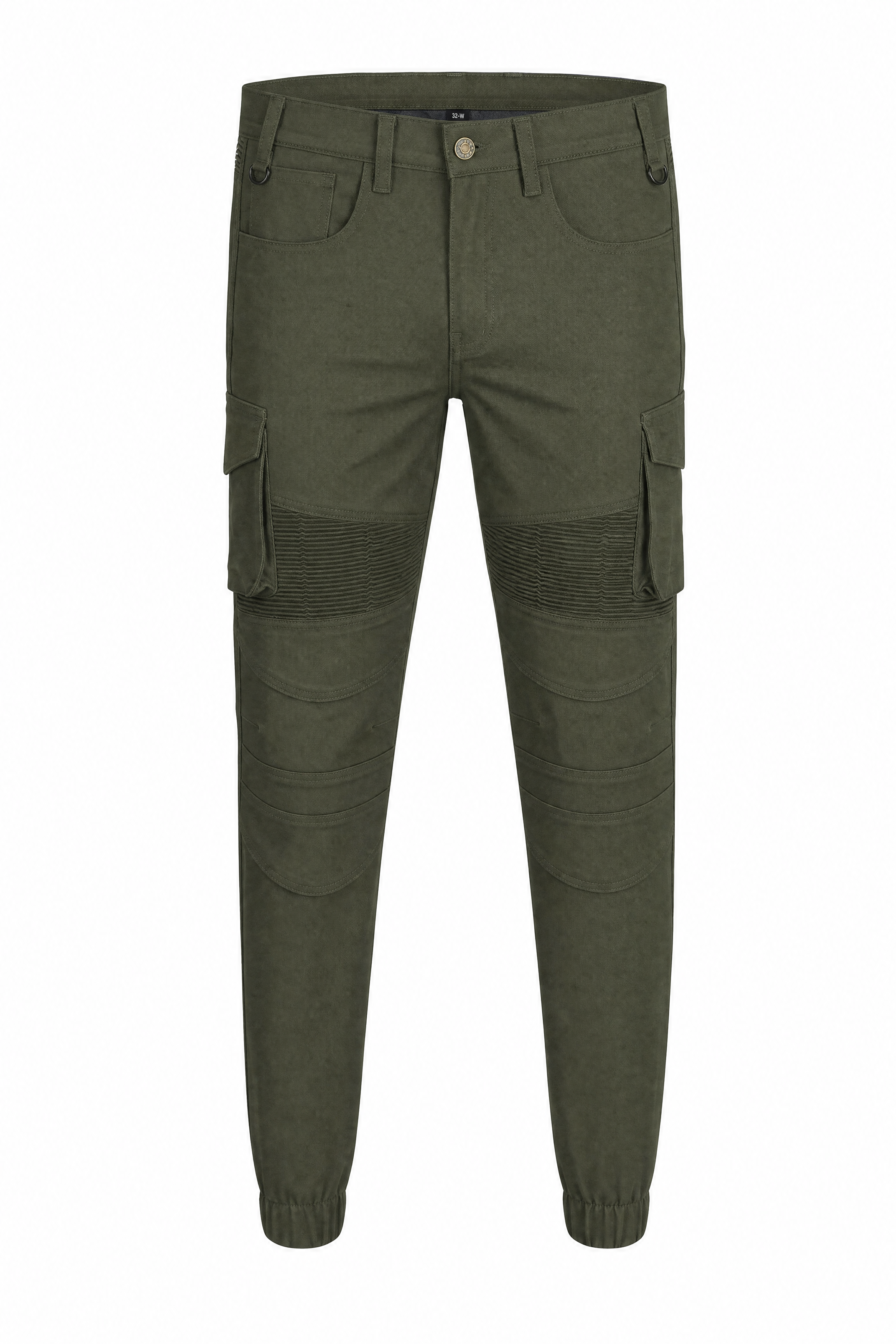 Men’s Cargo Riding Pants CE AAA Olive Green - OZ MOTOGEAR