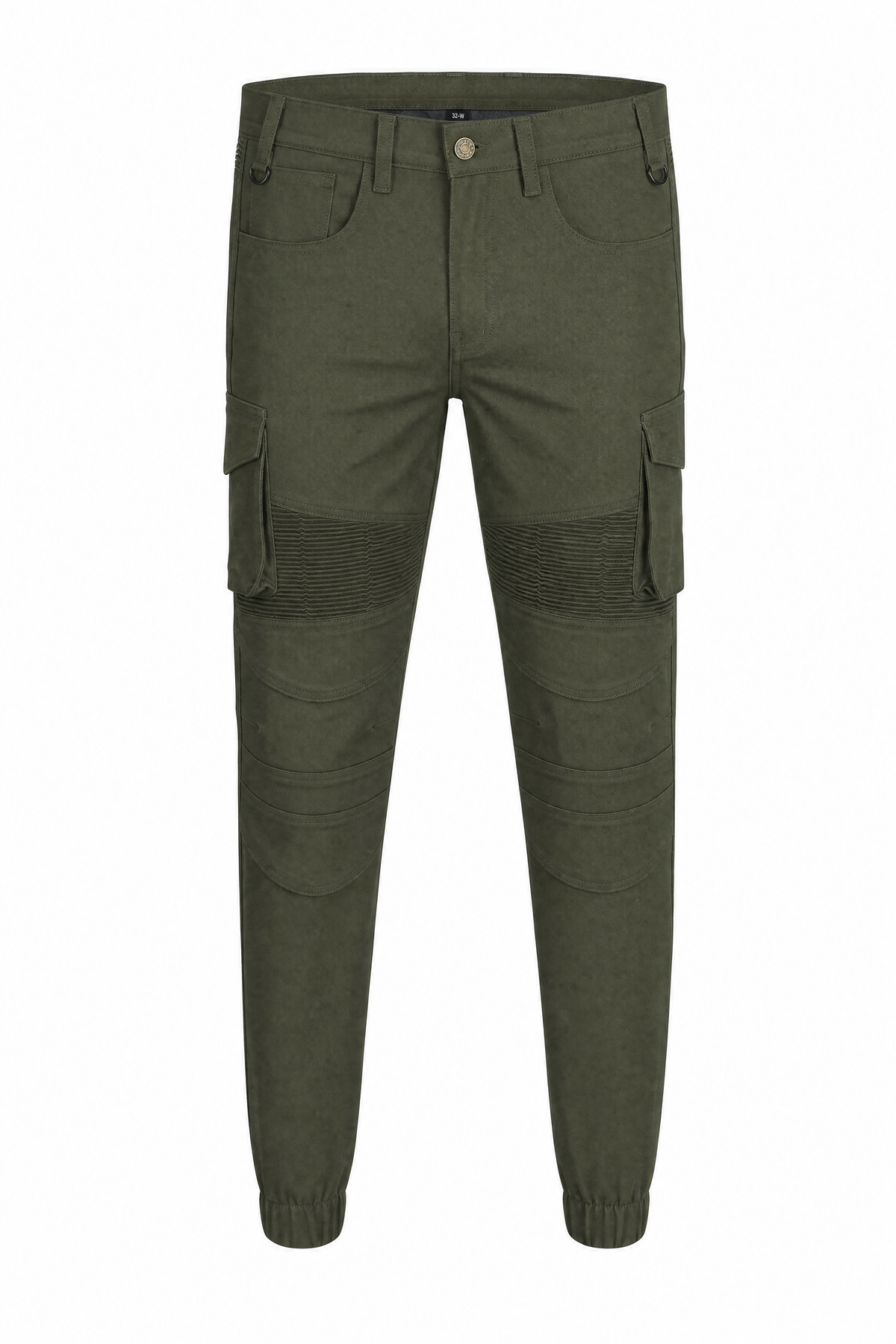 Men’s Cargo Riding Pants CE AAA Olive Green - OZ MOTOGEAR