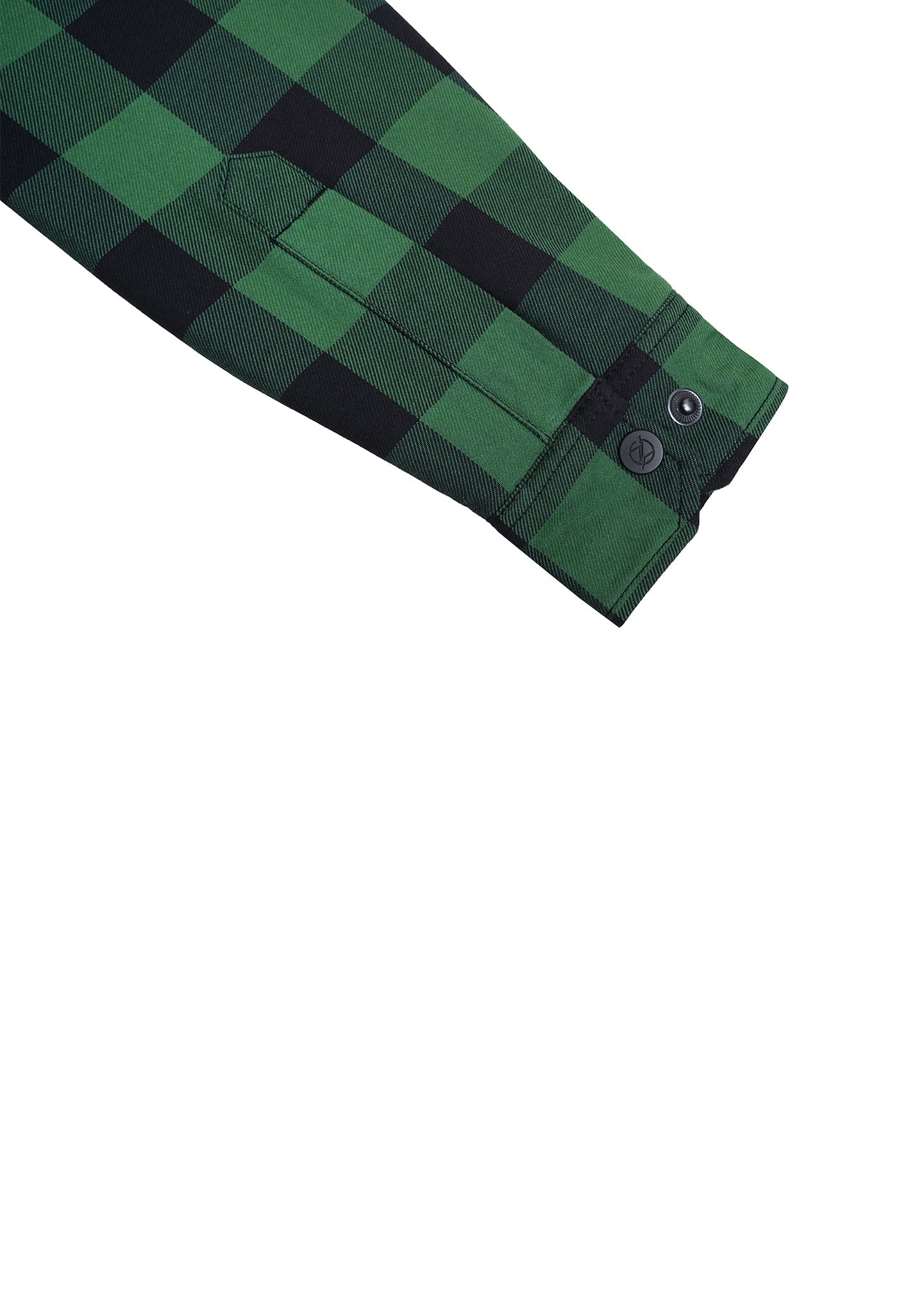 Highway66 Ladies Flannel Shirt Black & Green - CE AA Certified - OZ MOTOGEAR - OZ MOTOGEAR