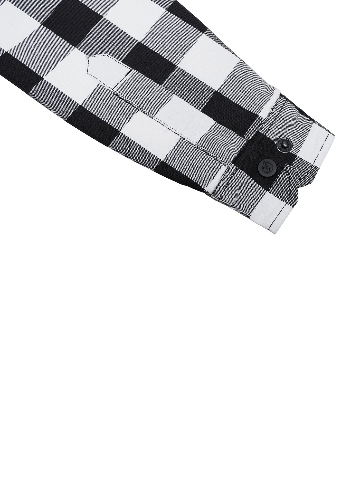 Highway66 Ladies Flannel Shirt Black & White - CE AA Certified - OZ MOTOGEAR - OZ MOTOGEAR