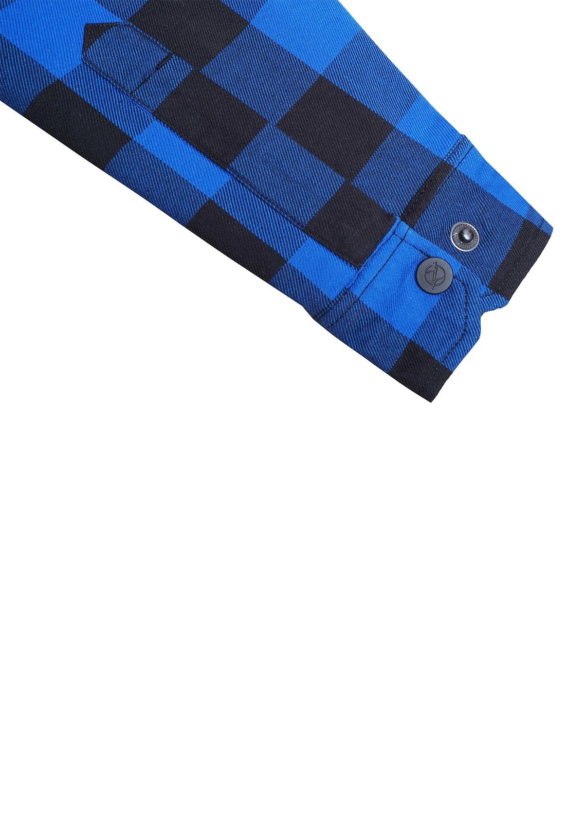 Highway66 Ladies Flannel Shirt Blue & Black - CE AA Certified - OZ MOTOGEAR - OZ MOTOGEAR