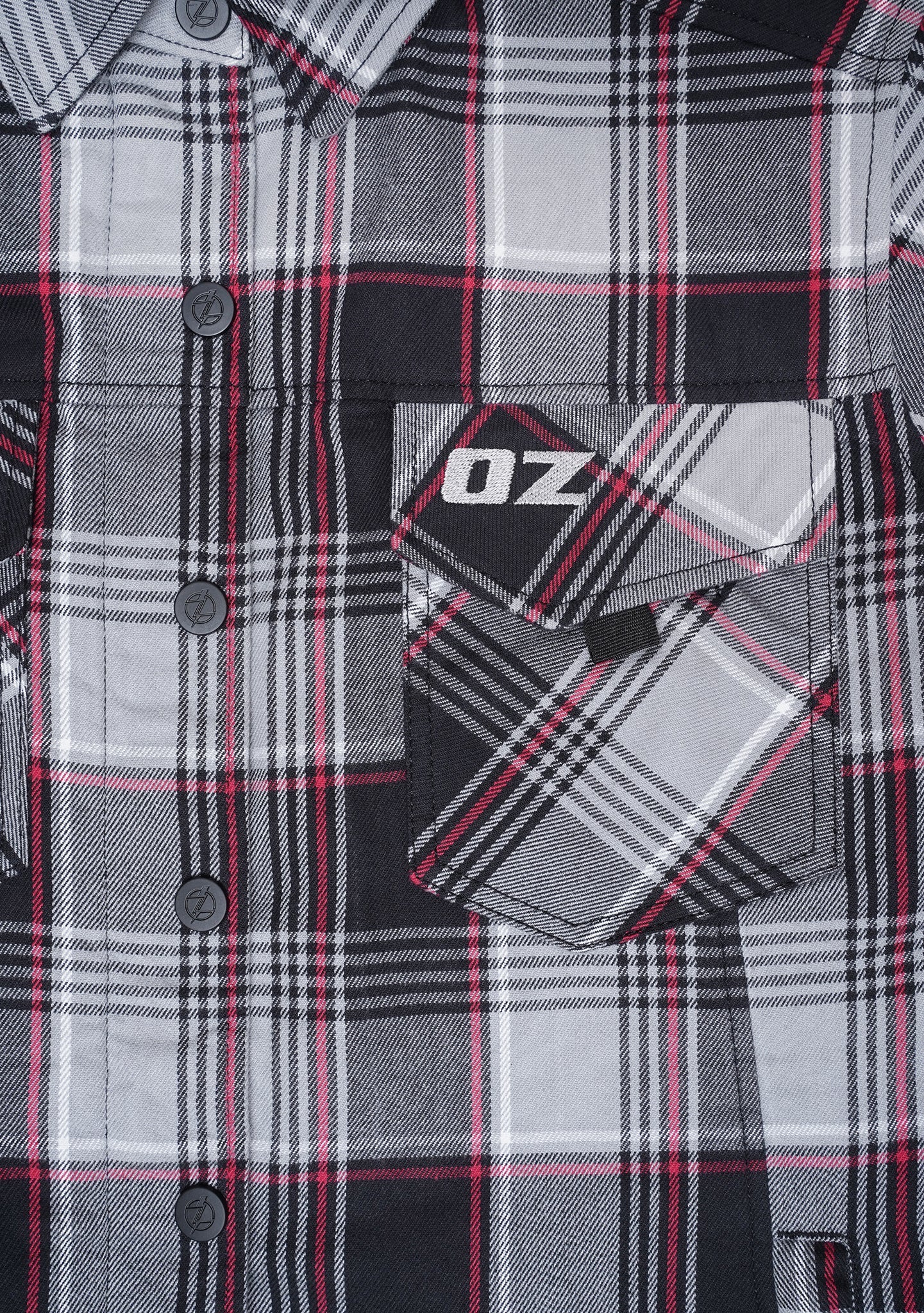 Highway66 Ladies Flannel Shirt Rebel ash - CE AAA Certified - OZ MOTOGEAR - OZ MOTOGEAR