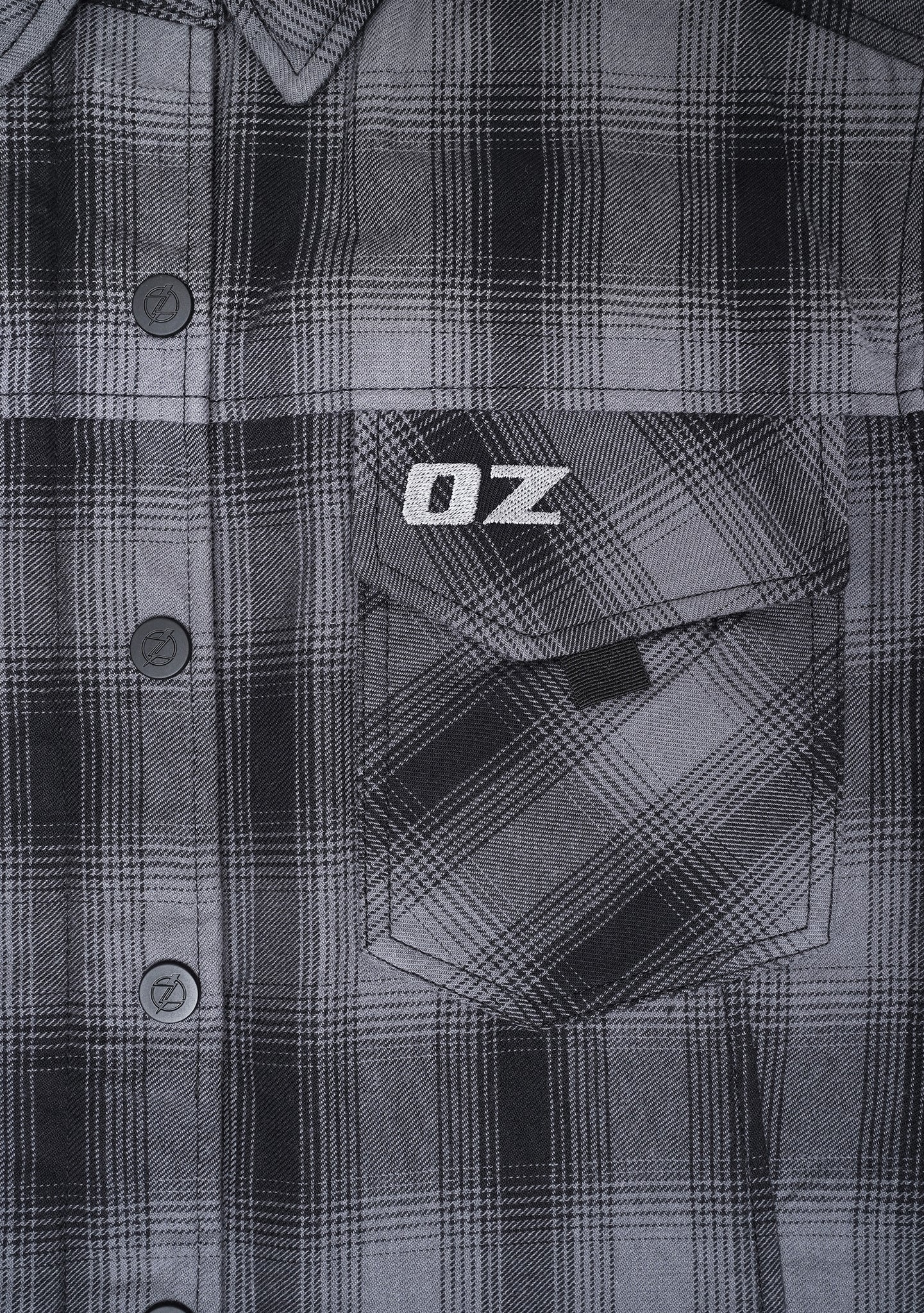 Highway66 Ladies Flannel Shirt Step-Up Black & Grey - CE AA Certified - OZ MOTOGEAR - OZ MOTOGEAR