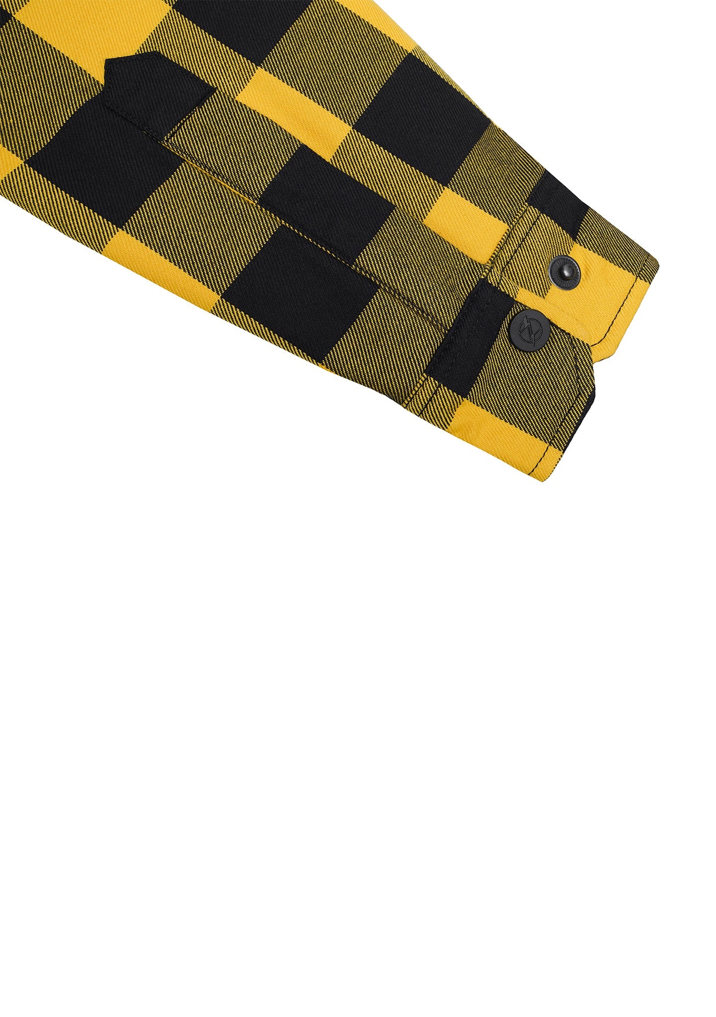 Highway66 Ladies Flannel Shirt Yellow & Black - CE AA Certified - OZ MOTOGEAR - OZ MOTOGEAR