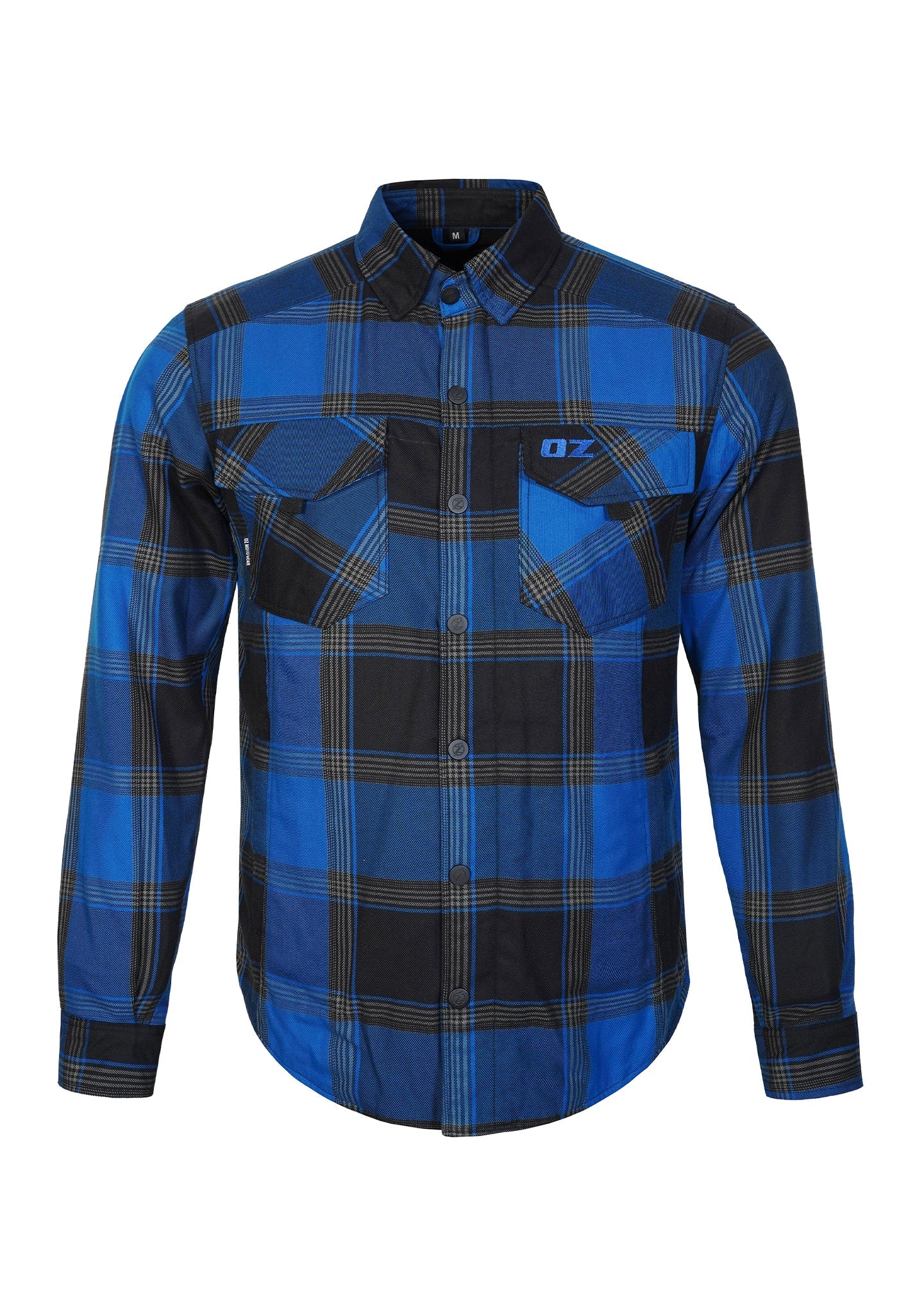 Highway66 Men's Flannel Shirt Blue Ridge - CE AAA Certified - OZ MOTOGEAR - OZ MOTOGEAR