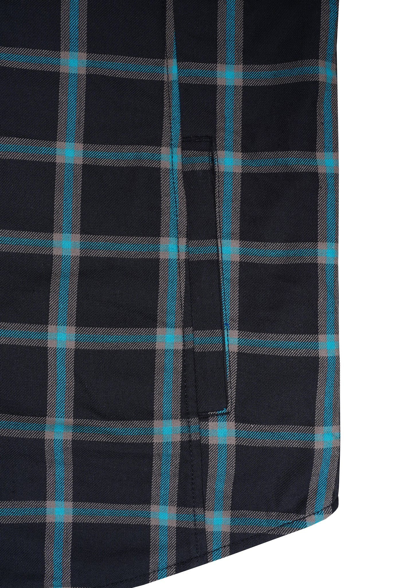 Highway66 Men's Flannel Shirt Obsidian Wave - CE AAA Certified - OZ MOTOGEAR - OZ MOTOGEAR