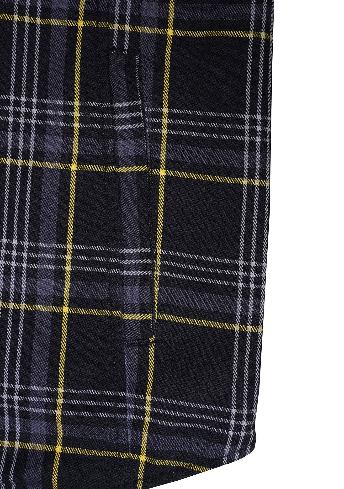 Highway66 Men's Flannel Shirt Onyx Volt - CE AAA Certified - OZ MOTOGEAR - OZ MOTOGEAR