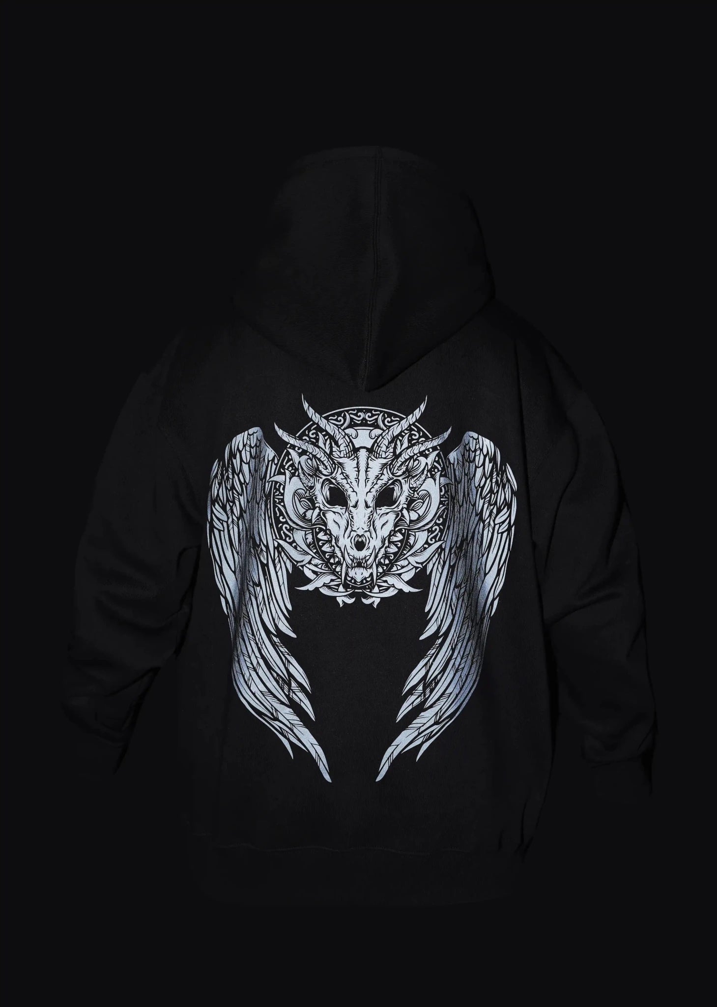 Ladies Armored Motorcycle Reflective Hoodie - CE AA Certified Jet Black - OZ MOTOGEAR - Oz Motogear