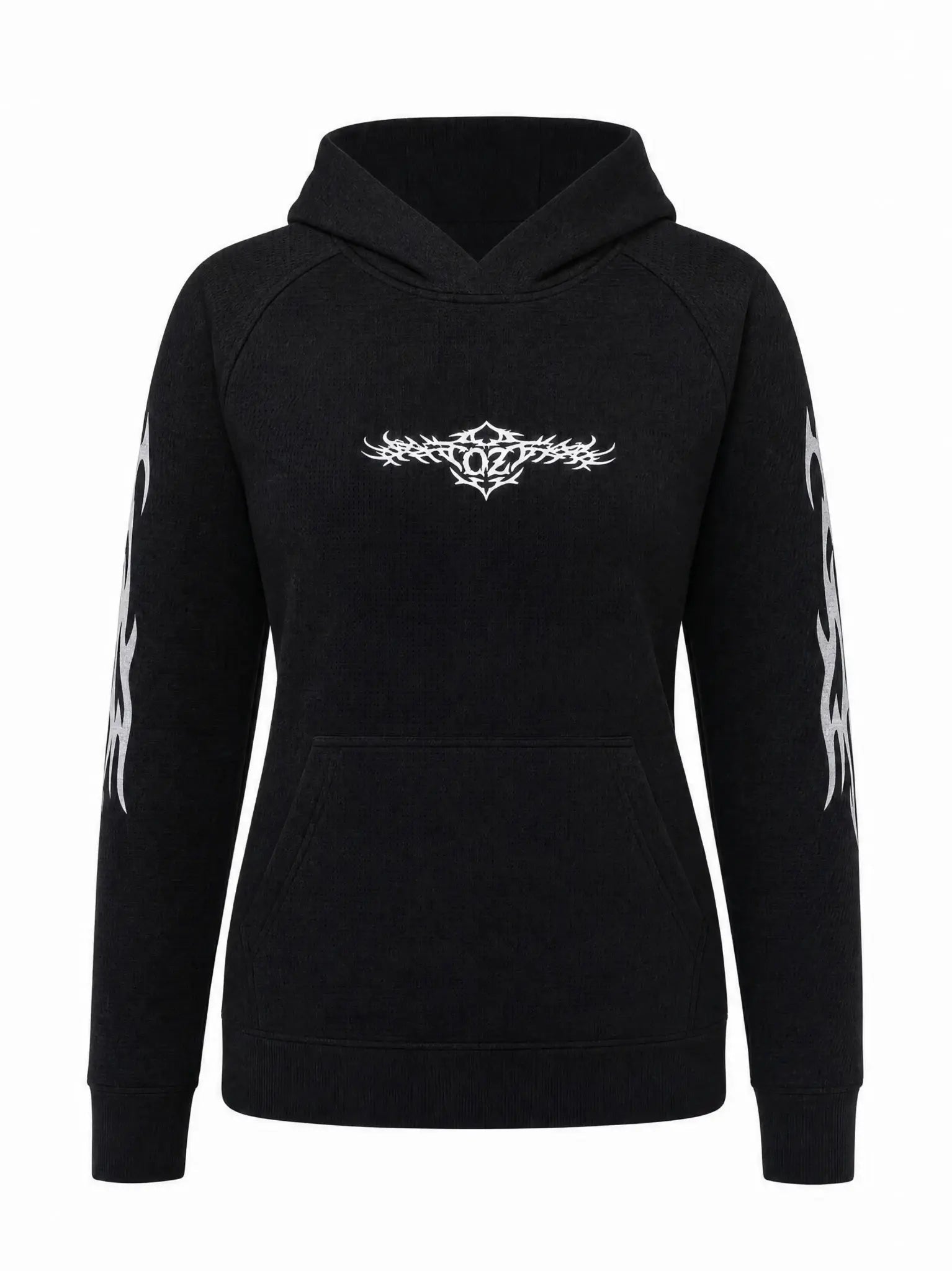Ladies Ashborne Motorcycle Reflective Pullover Hoodie - CE AA Certified Black - OZ MOTOGEAR - OZ MOTOGEAR