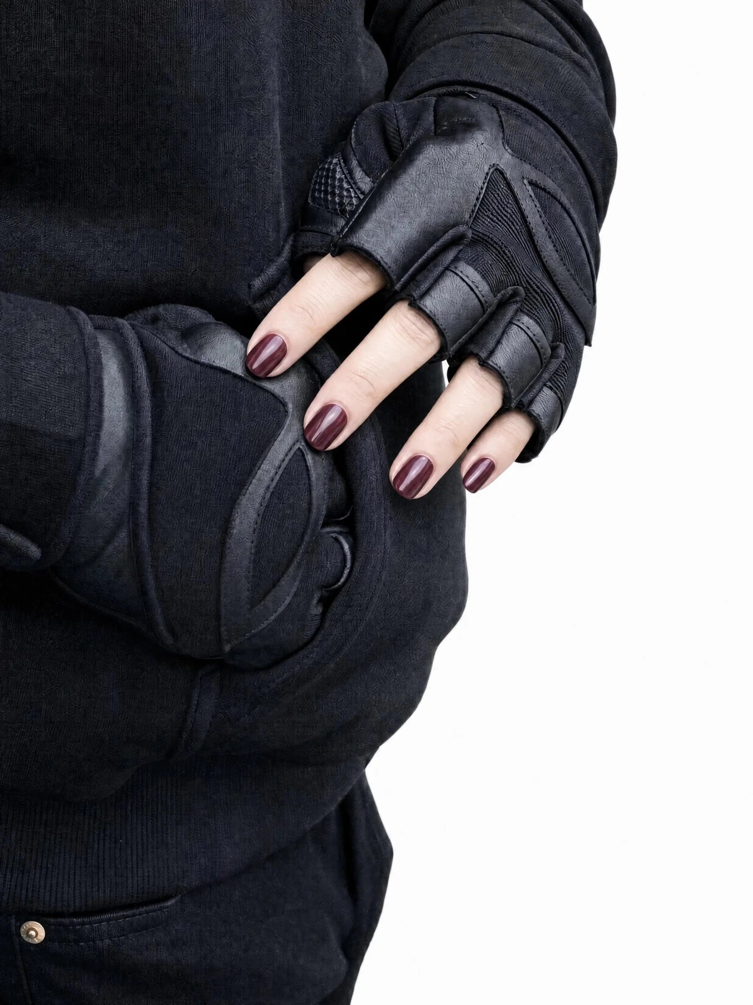 Ladies Ashborne Motorcycle Reflective Pullover Hoodie - CE AA Certified Black - OZ MOTOGEAR - Oz Motogear