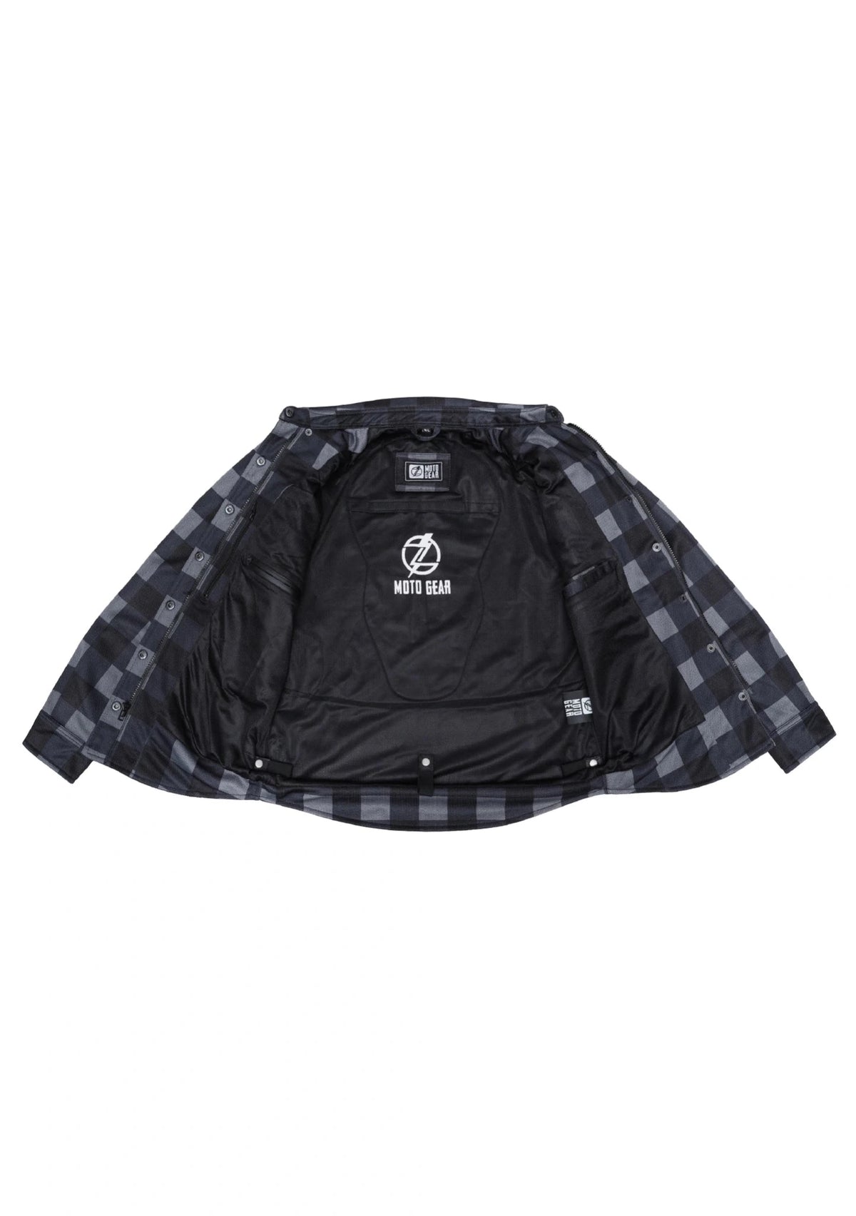 Ladies Drifter Mesh Shirt Blacktop Check - Level 2 Protected - OZ MOTOGEAR - OZ MOTOGEAR