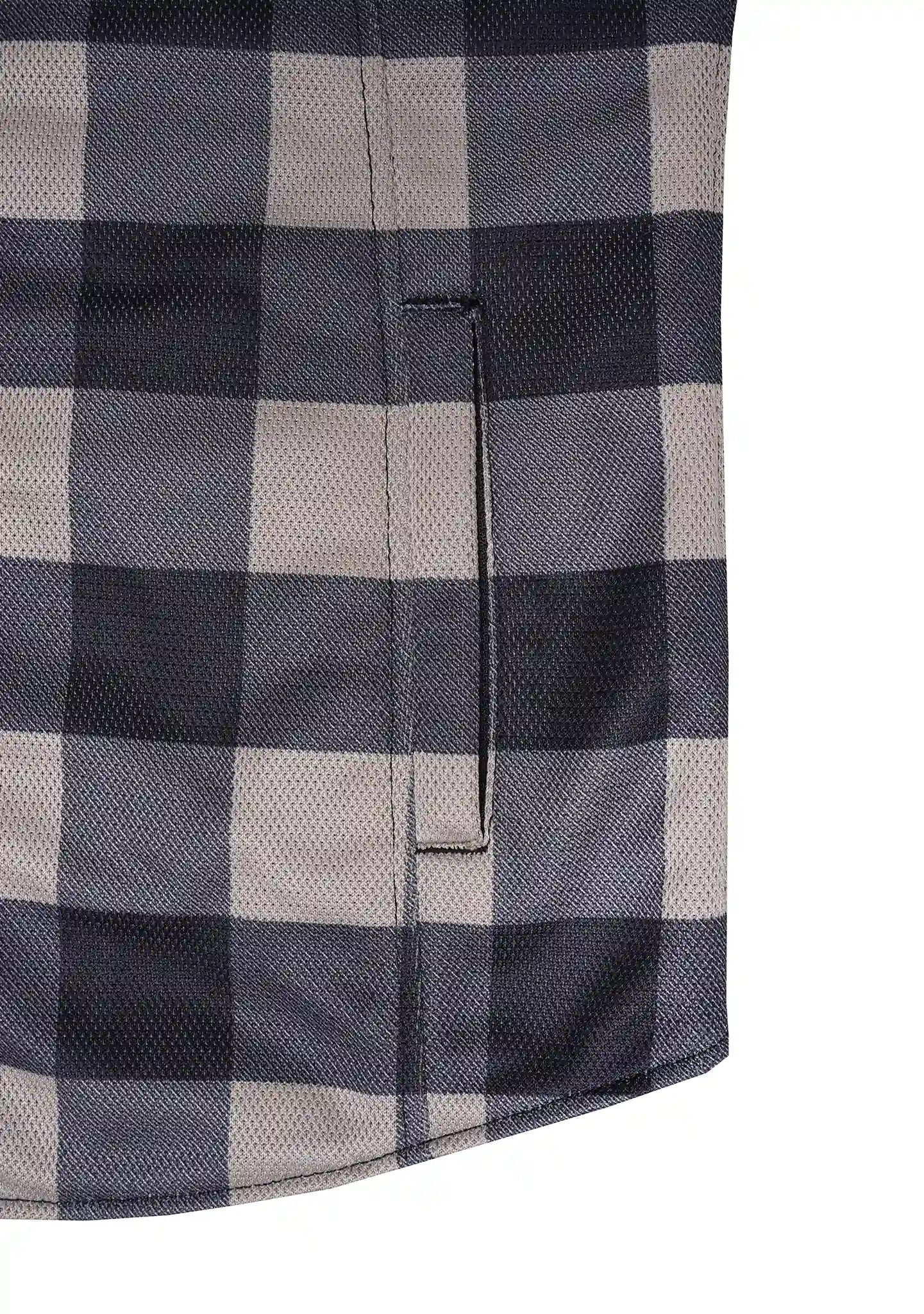 Ladies Drifter Mesh Shirt Grey Check - Level 2 Protected - OZ MOTOGEAR - OZ MOTOGEAR