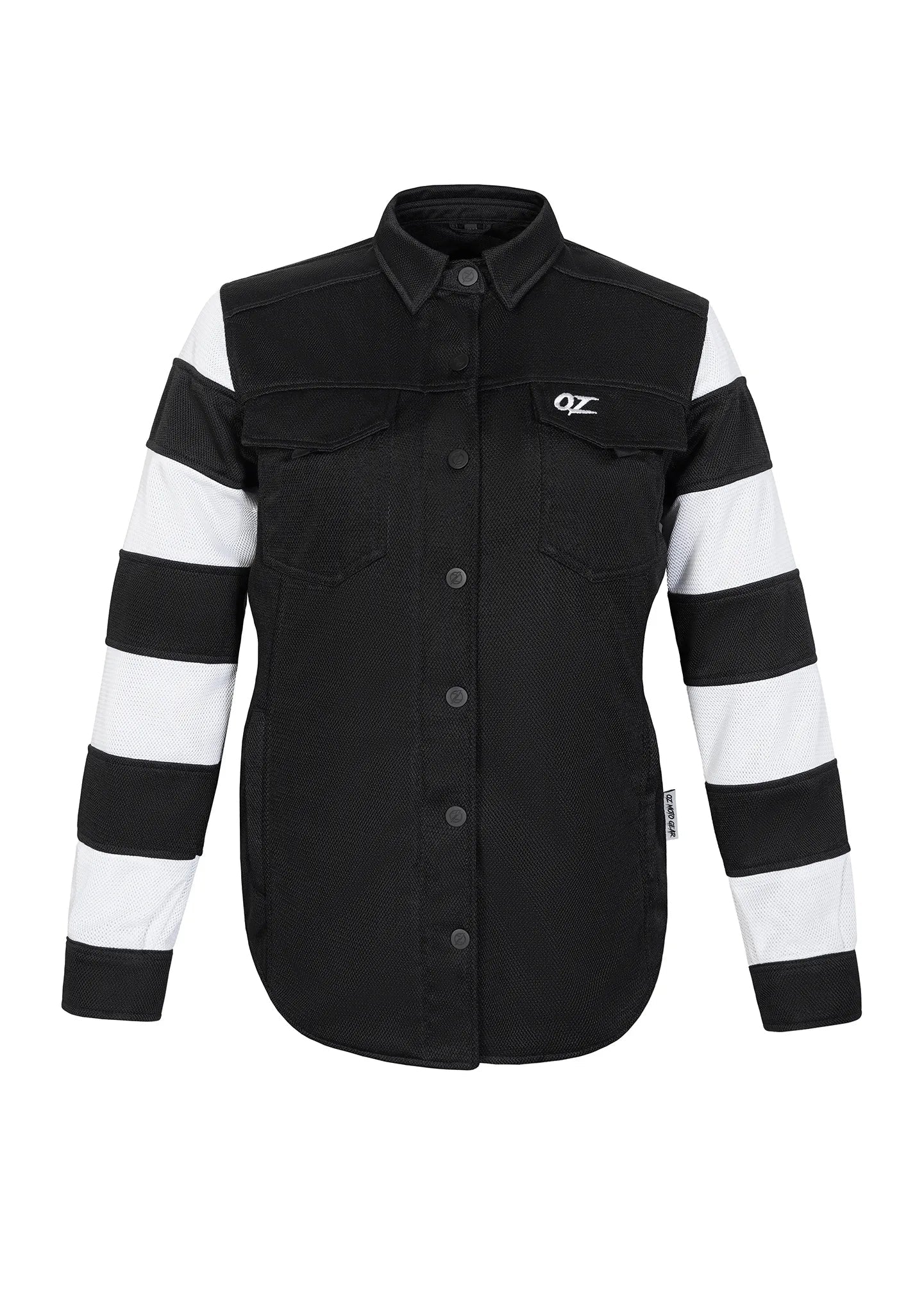 Ladies Drifter Mesh Shirt Ventilated Black - Level 2 Protected - OZ MOTOGEAR - OZ MOTOGEAR