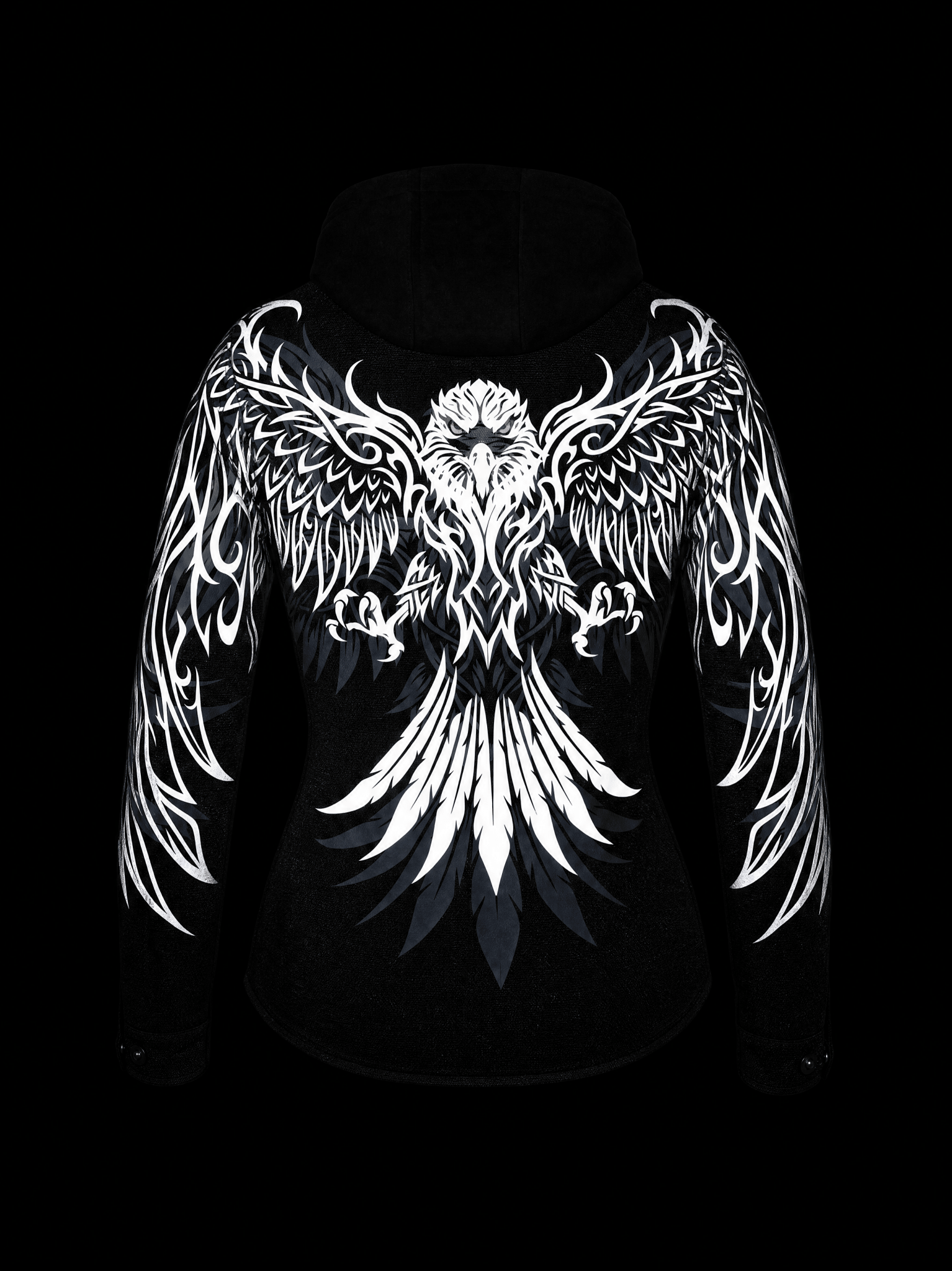 Ladies Drifter Night Hawk reflective hooded Mesh Shirt - Level 2 Protected - OZ MOTOGEAR - OZ MOTOGEAR