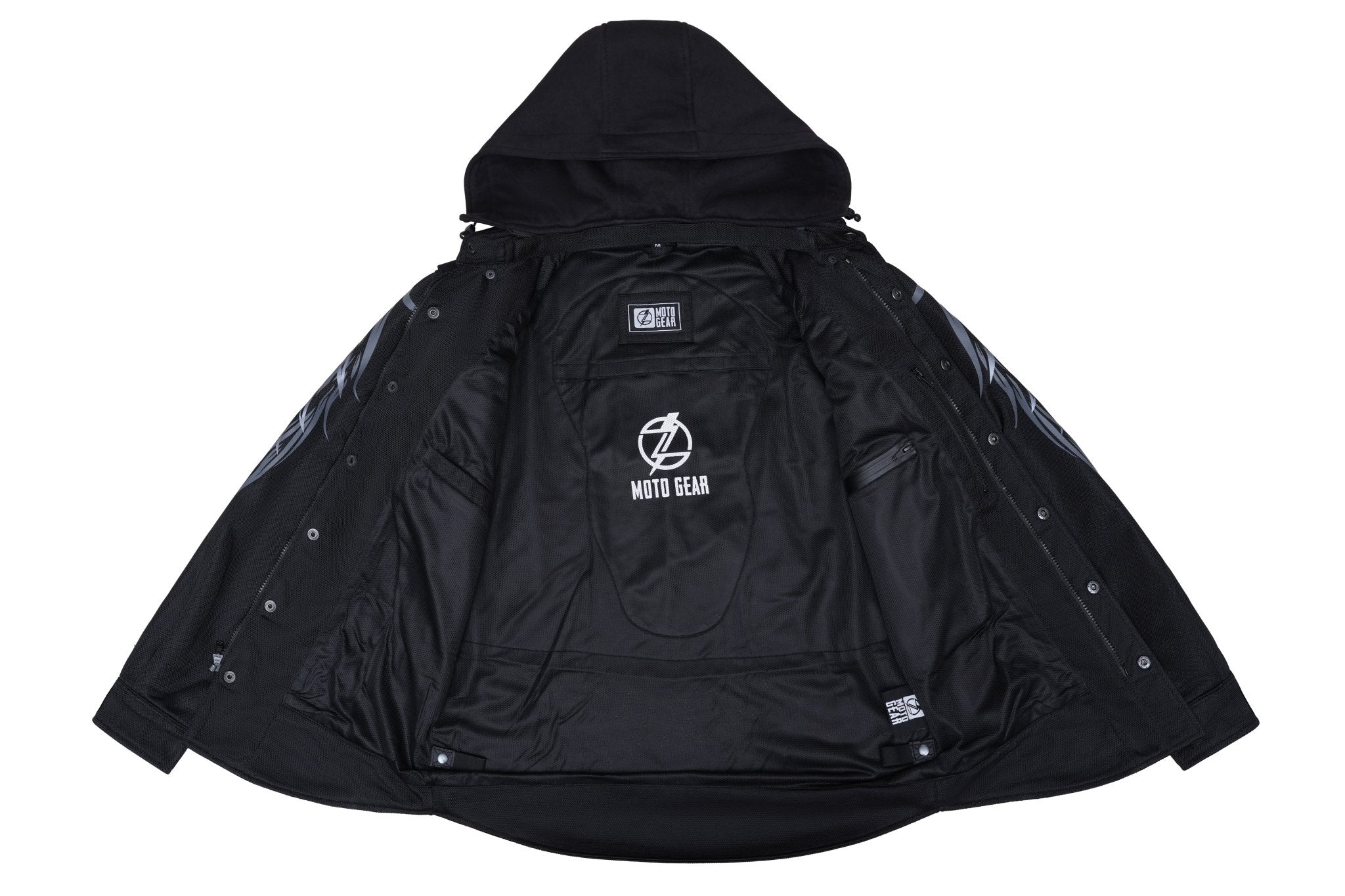 Ladies Drifter Night Hawk reflective hooded Mesh Shirt - Level 2 Protected - OZ MOTOGEAR - OZ MOTOGEAR