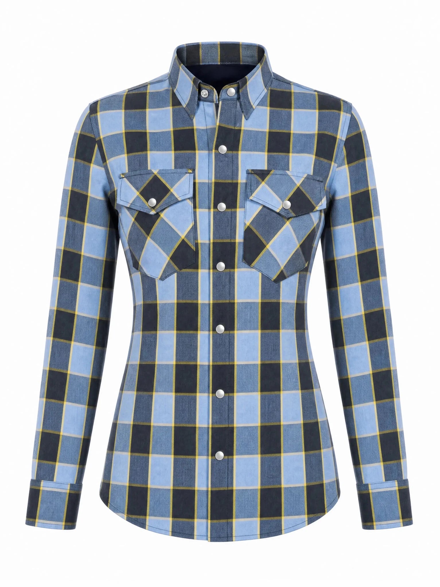 Ladies Motorcycle Flannel Shirt
