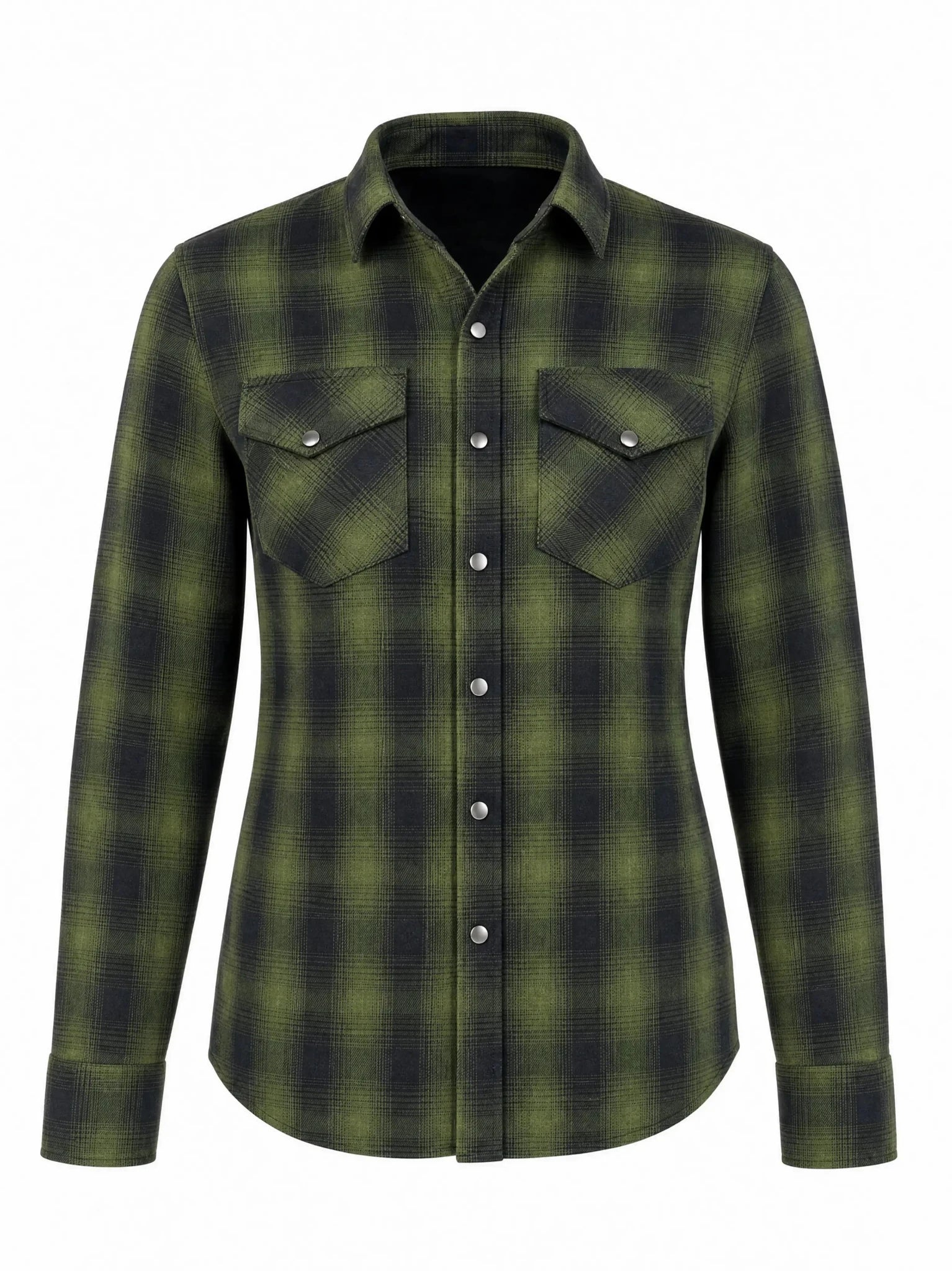 Ladies Motorcycle Flannel Shirt