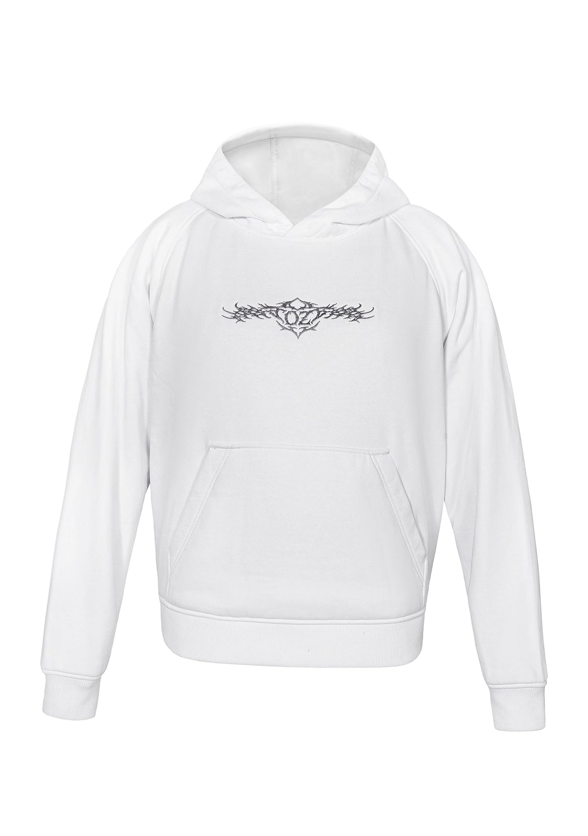 Men's Ashborne Motorcycle Reflective Pullover Hoodie - CE AA Certified White - OZ MOTOGEAR - OZ MOTOGEAR