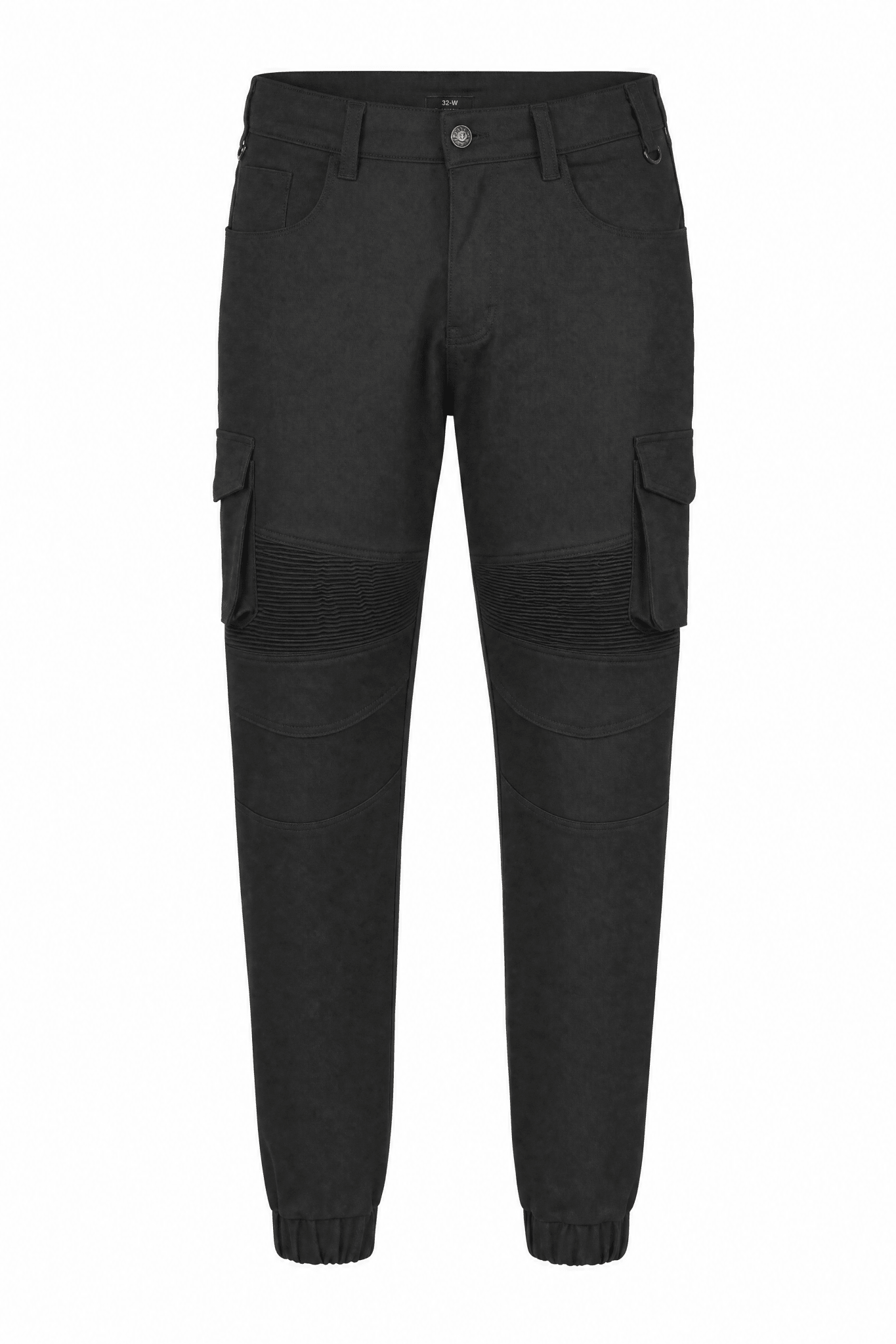 Men’s Cargo Riding Pants CE AAA Black - OZ MOTOGEAR - Oz Motogear