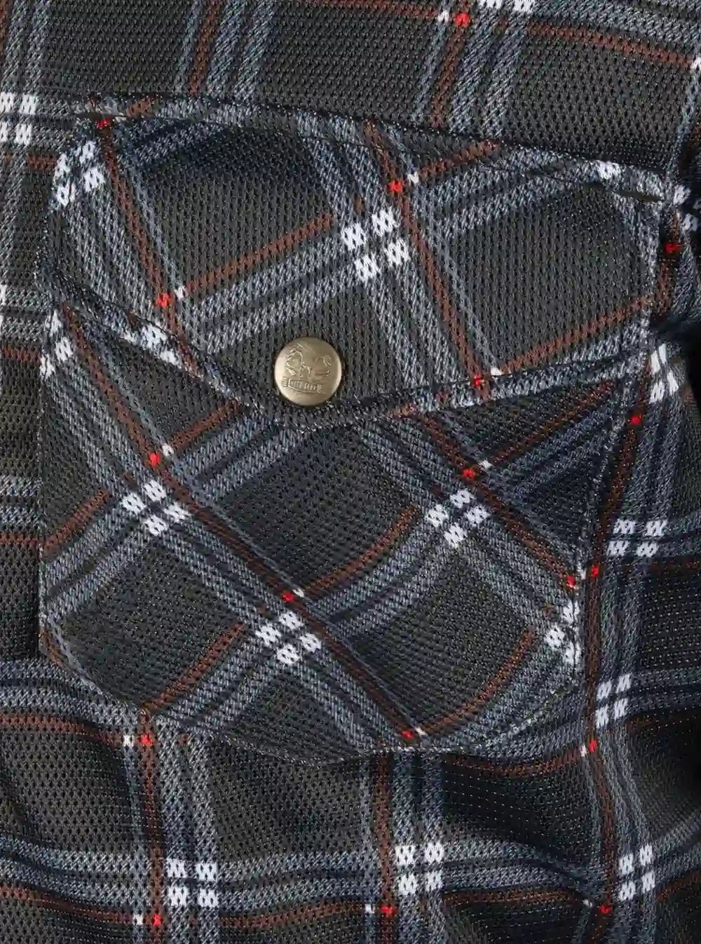 Men's Drifter Mesh Shirt — Midnight - Level 2 Protected - OZ MOTOGEAR - OZ MOTOGEAR