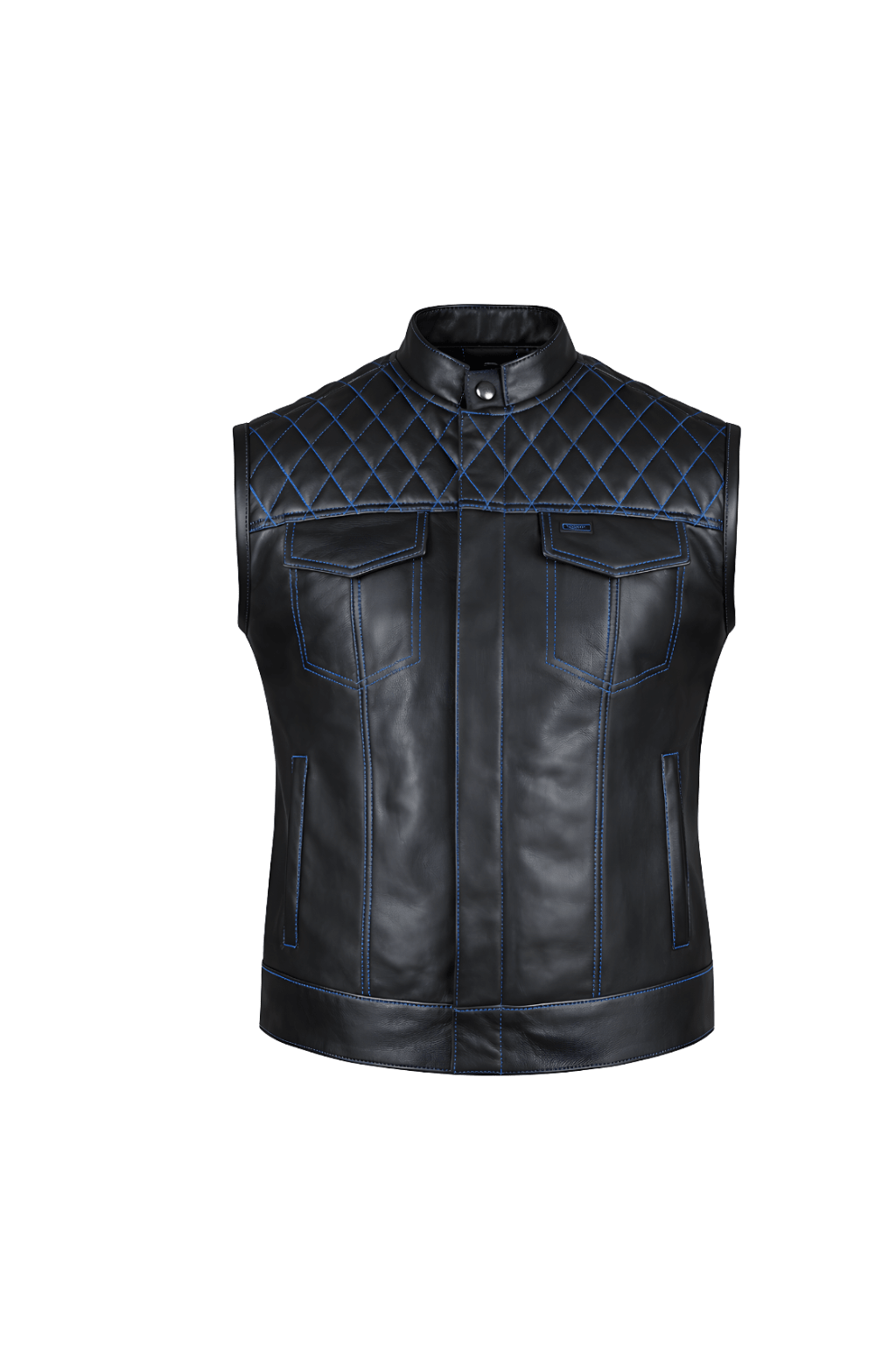Men's Leather Motorcycle Vest