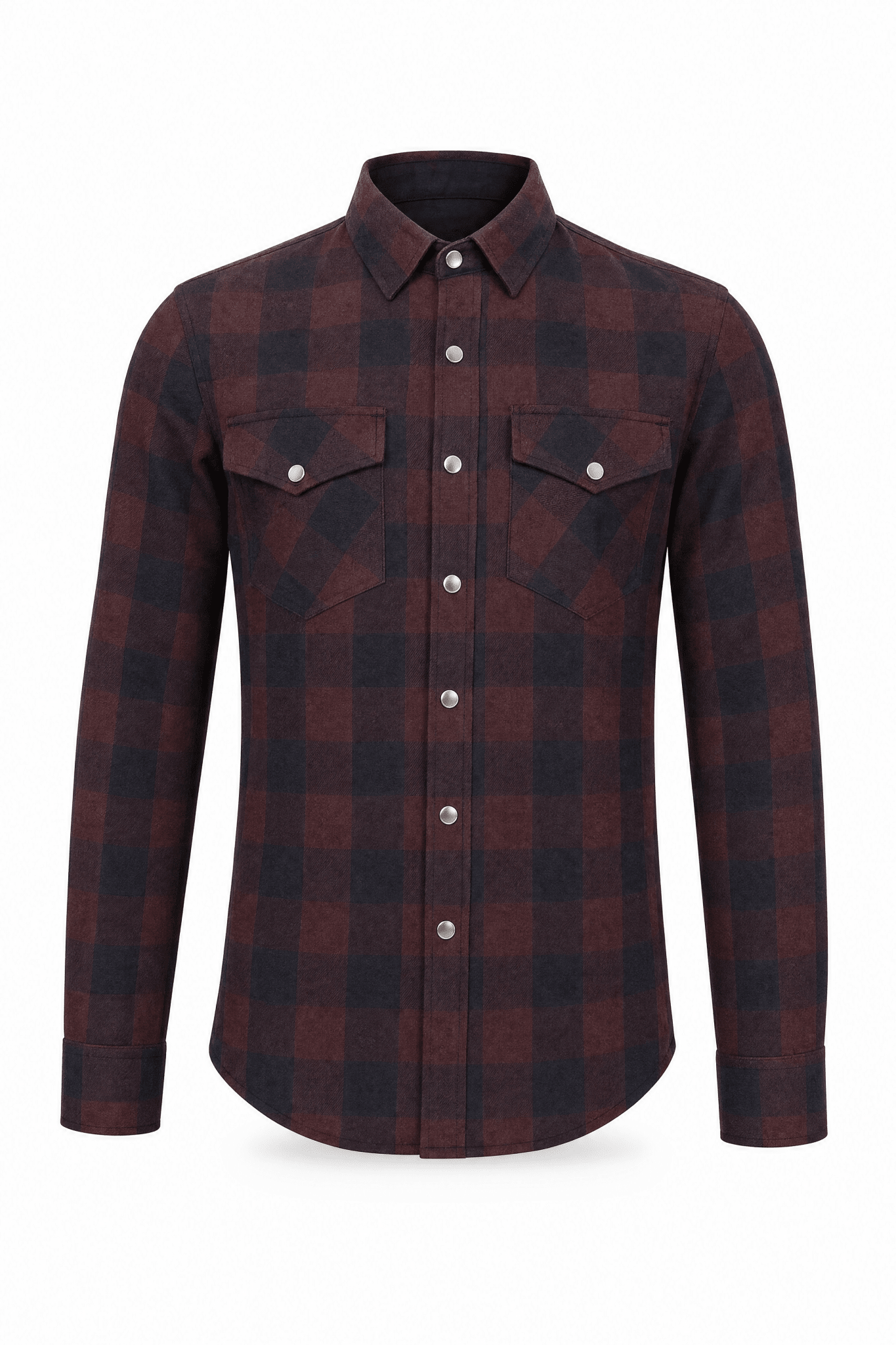 Men's Motorcycle Flannel Shirt CE AAA Certified Dark Brown - OZ MOTOGEAR - Oz Motogear