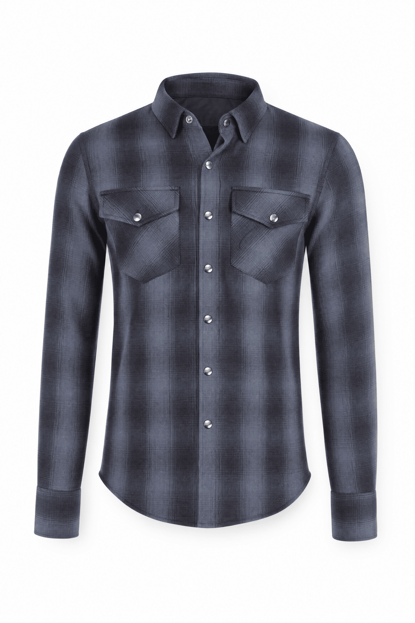 Men's Motorcycle Flannel Shirt CE AAA Certified Grey Check - OZ MOTOGEAR - Oz Motogear